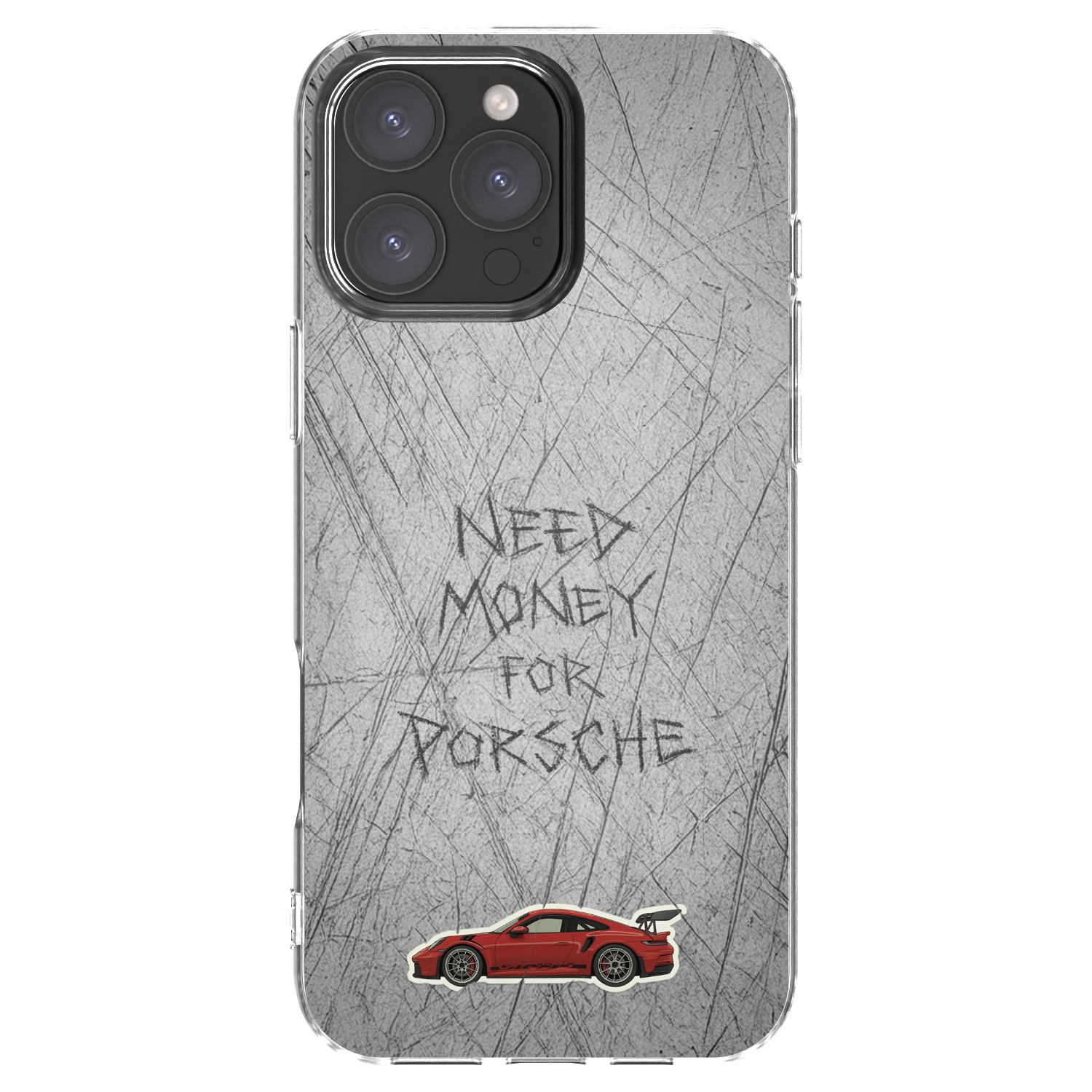 Picasee silikonový průhledný obal pro Apple iPhone 16 Pro Max - Garage Scratch