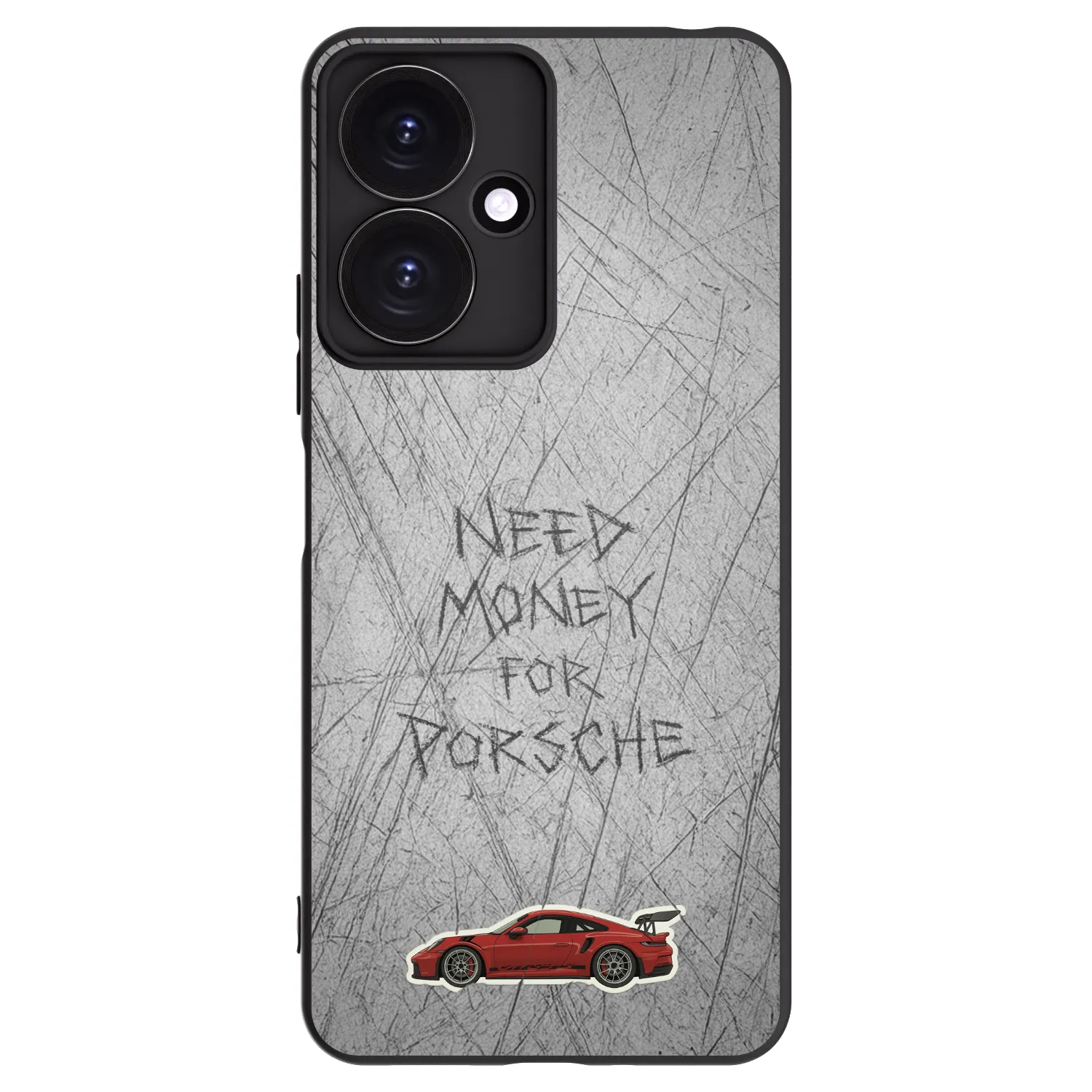 Picasee silikonový černý obal pro Xiaomi Redmi 13C 5G - Garage Scratch