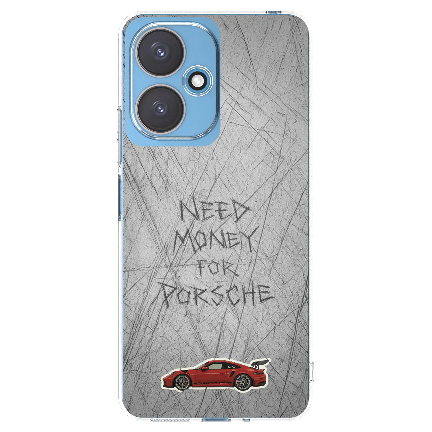 Picasee silikonový průhledný obal pro Xiaomi Redmi 13C 5G - Garage Scratch