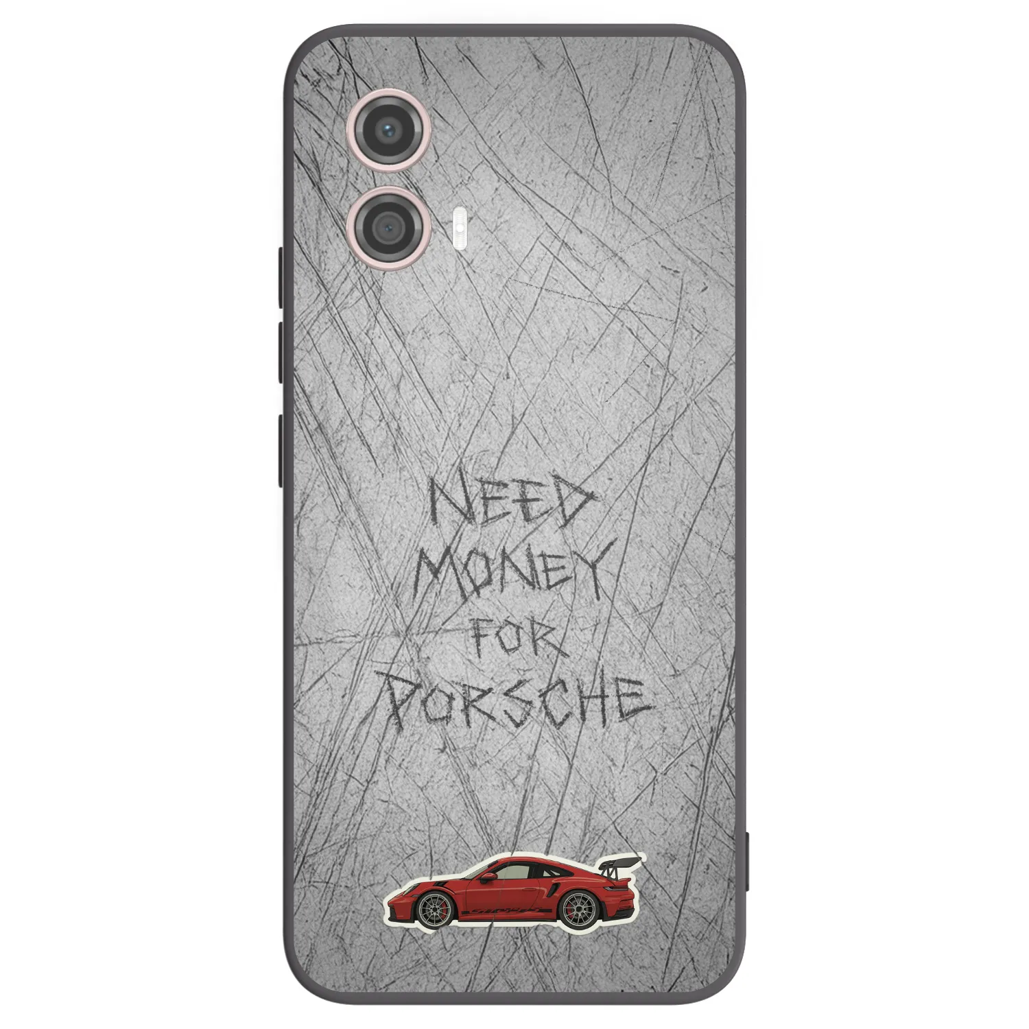 Picasee silikonový černý obal pro Motorola Moto G53 5G - Garage Scratch