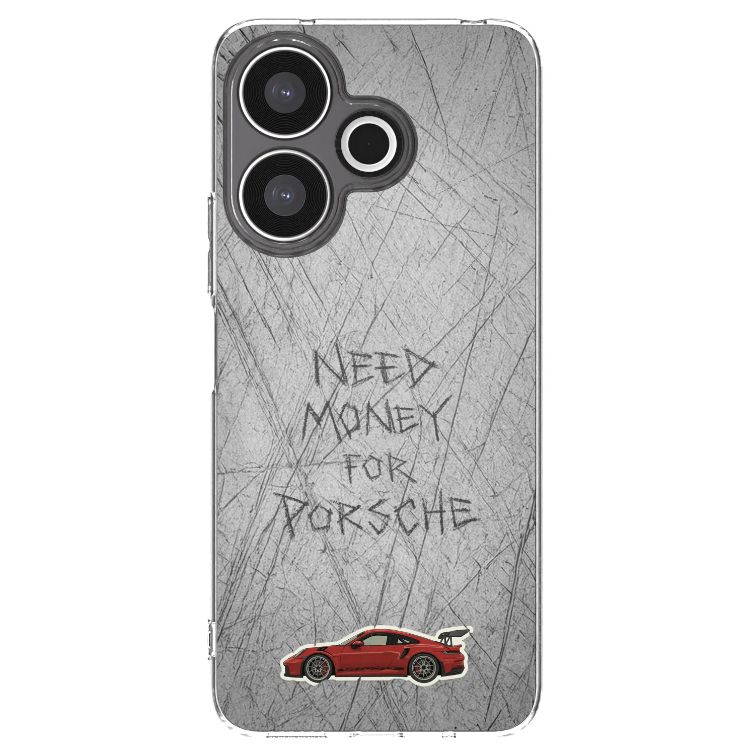 Picasee silikonový průhledný obal pro Xiaomi Redmi 13 4G - Garage Scratch