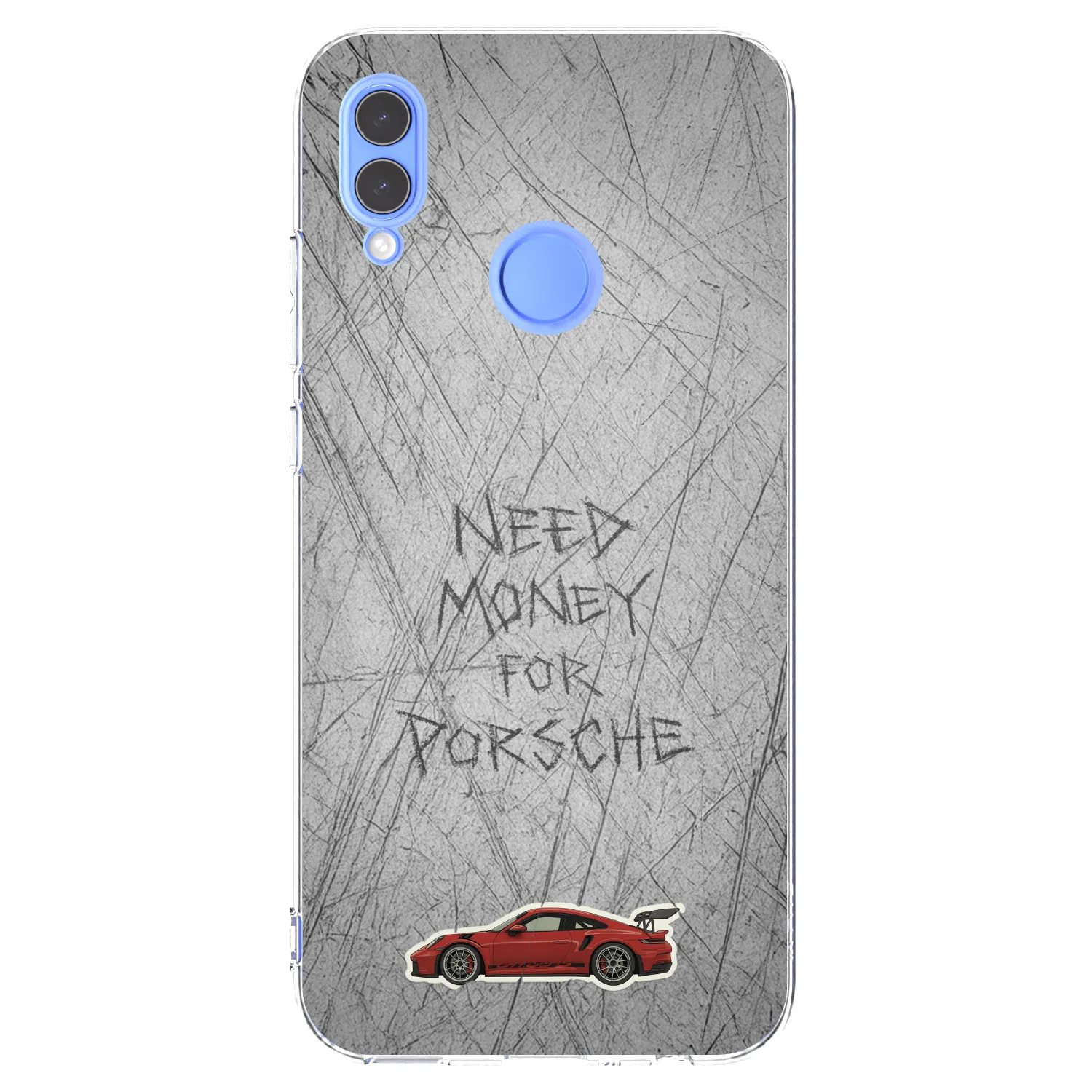 Picasee silikonový průhledný obal pro Honor 10 Lite - Garage Scratch