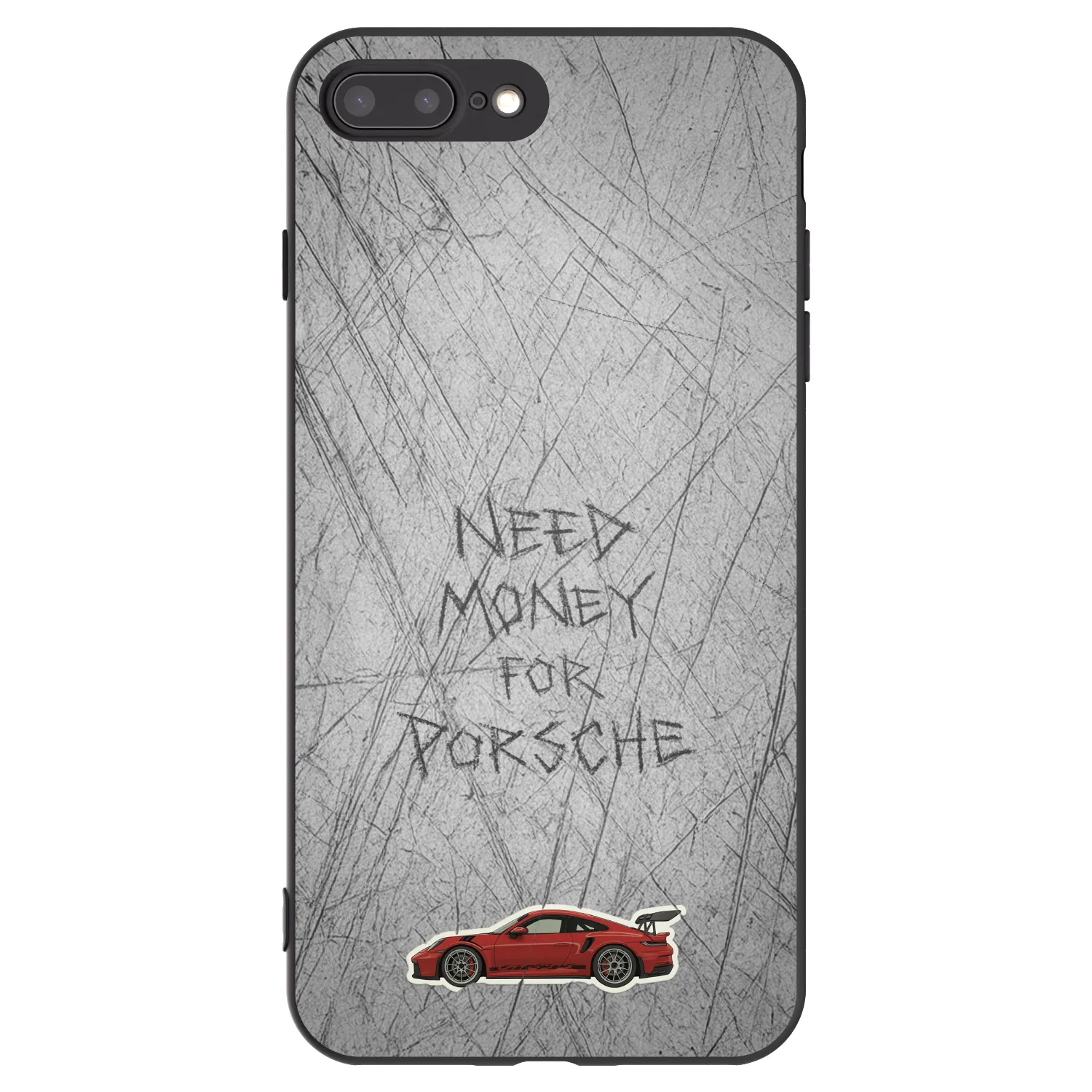 Picasee silikonový černý obal pro Apple iPhone 7 Plus - Garage Scratch