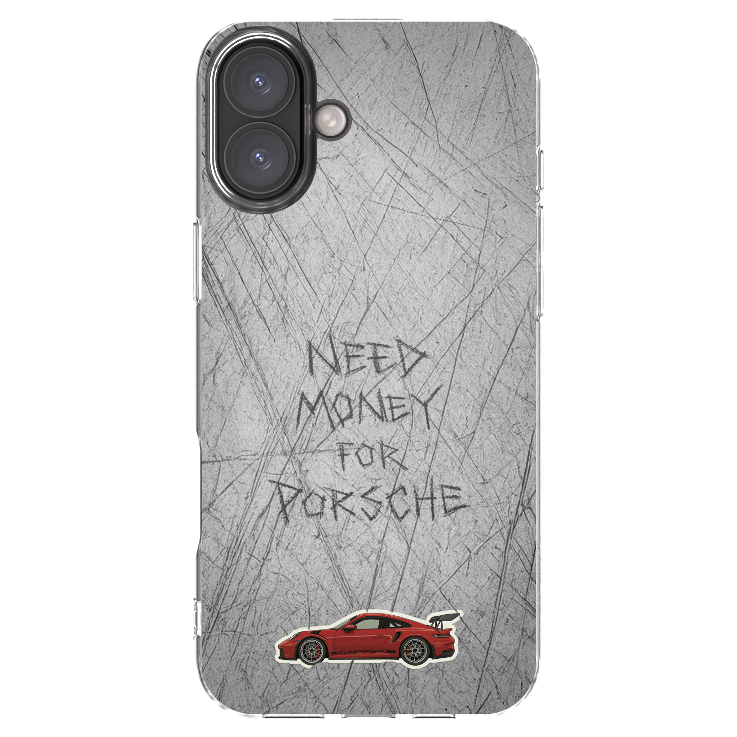 Picasee silikonový průhledný obal pro Apple iPhone 16 Plus - Garage Scratch