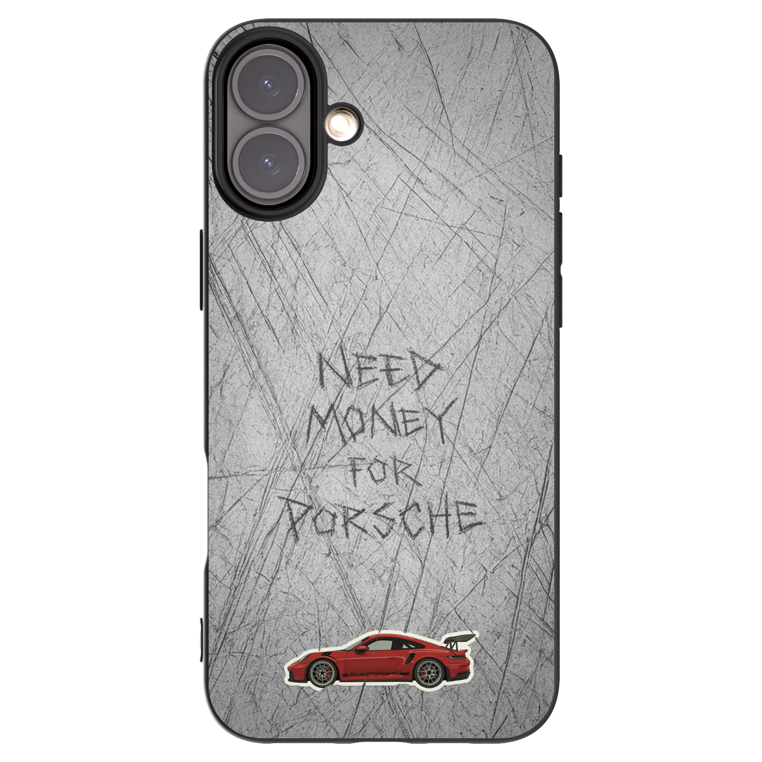 Picasee silikonový černý obal pro Apple iPhone 16 Plus - Garage Scratch