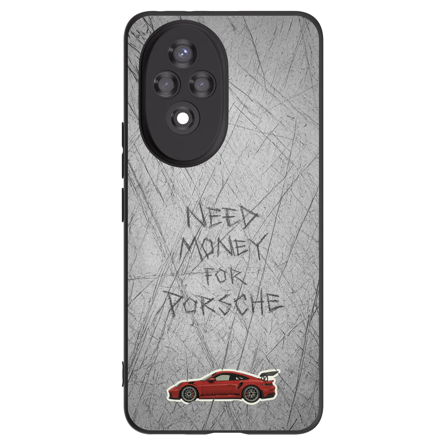 Picasee silikonový černý obal pro Honor 200 Pro 5G - Garage Scratch