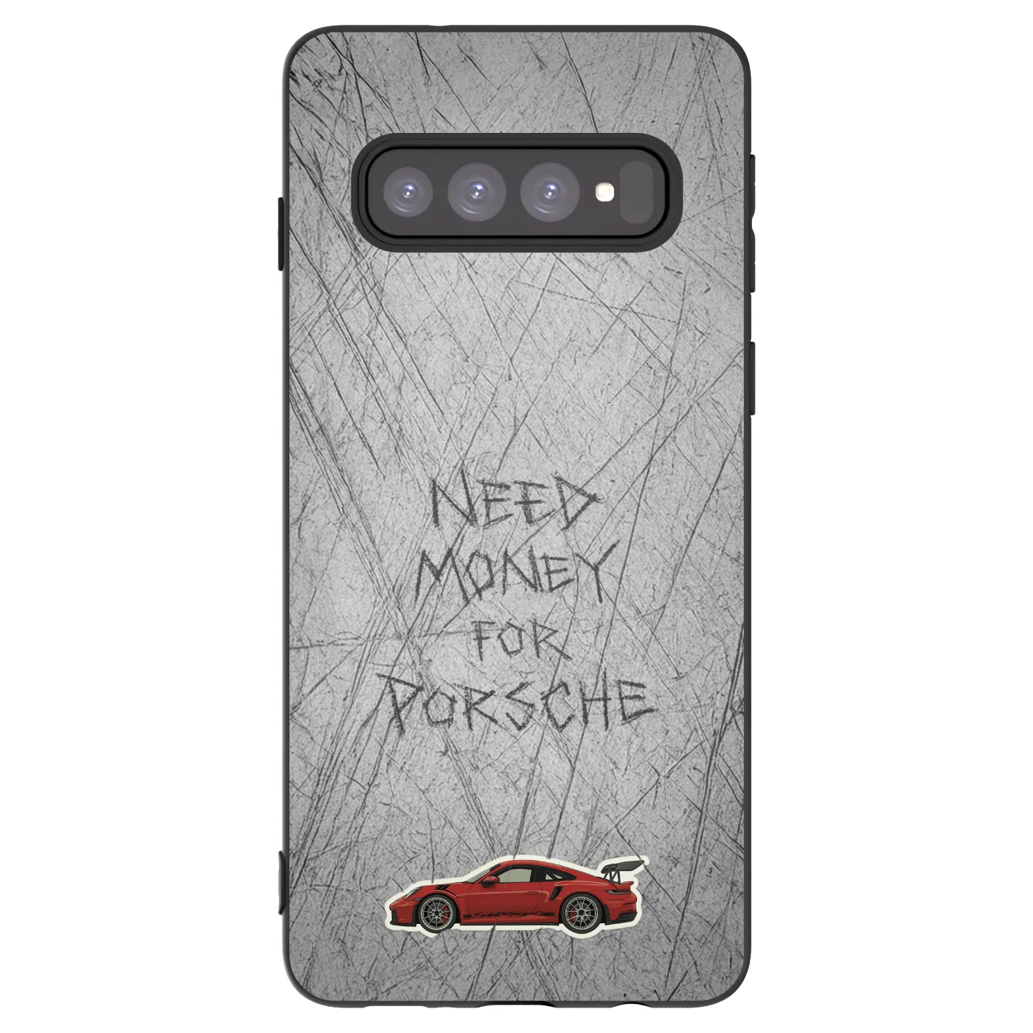 Picasee silikonový černý obal pro Samsung Galaxy S10 G973 - Garage Scratch