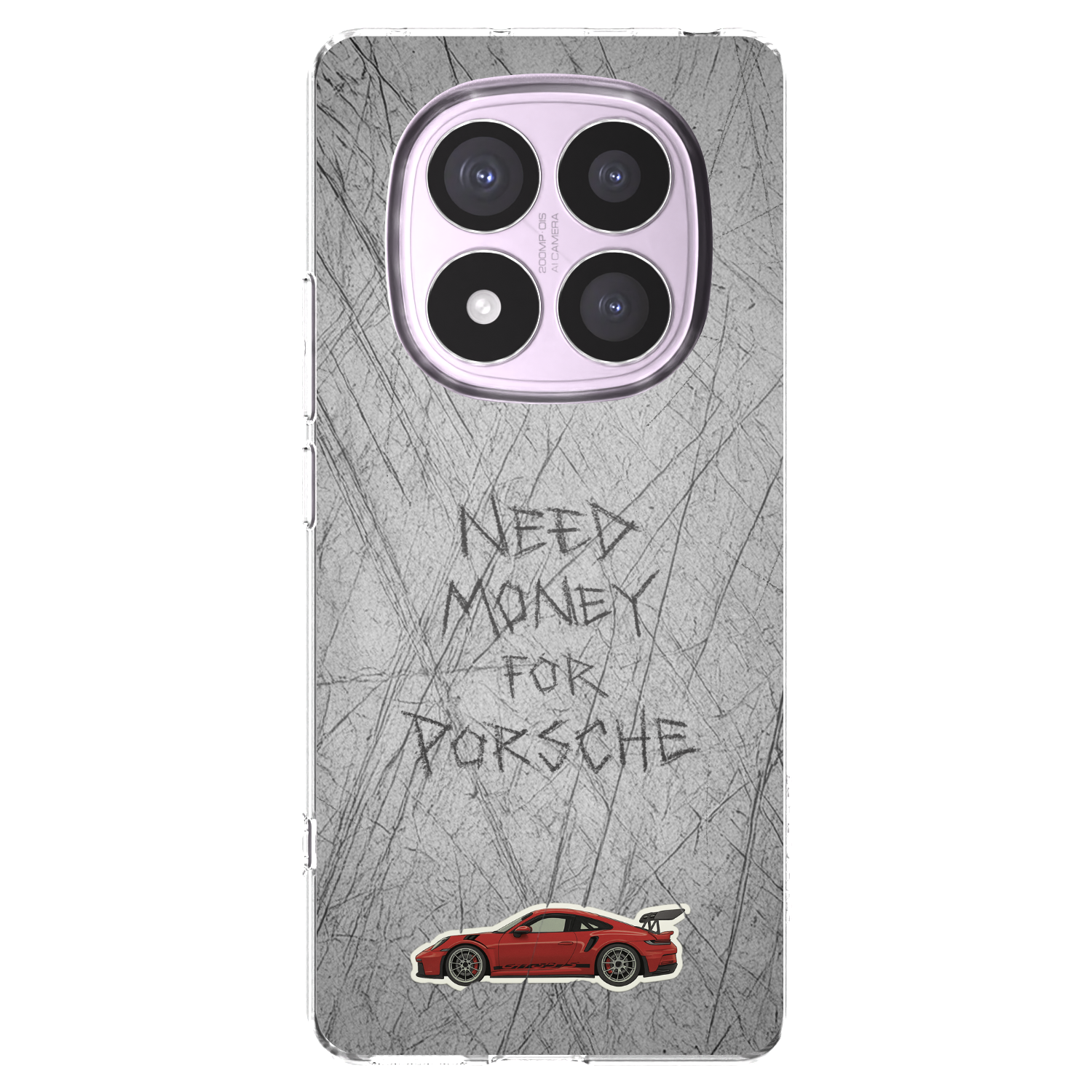 Picasee silikonový průhledný obal pro Xiaomi Redmi Note 14 Pro 5G - Garage Scratch