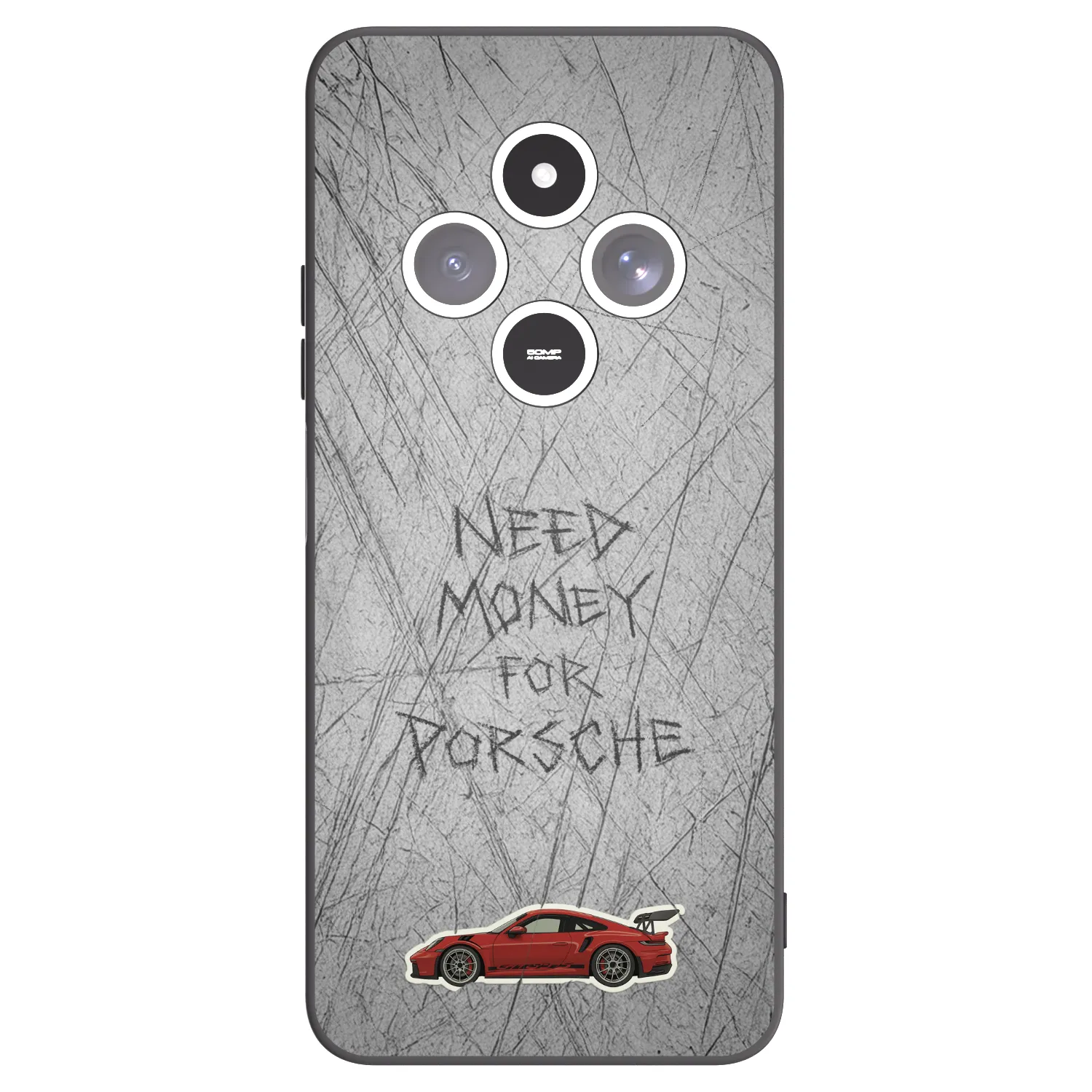 Picasee silikonový černý obal pro Xiaomi Redmi 14C - Garage Scratch