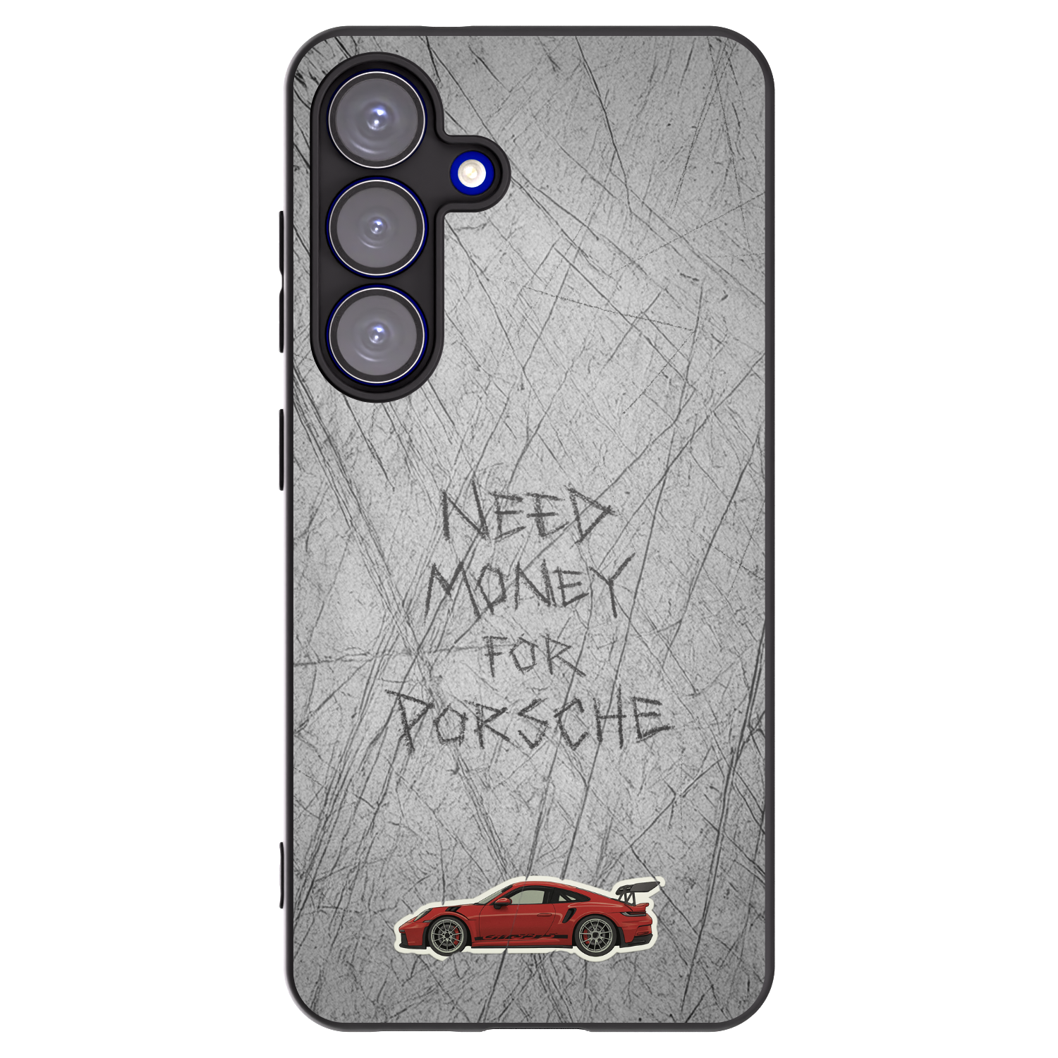 Picasee silikonový černý obal pro Samsung Galaxy S25 5G - Garage Scratch