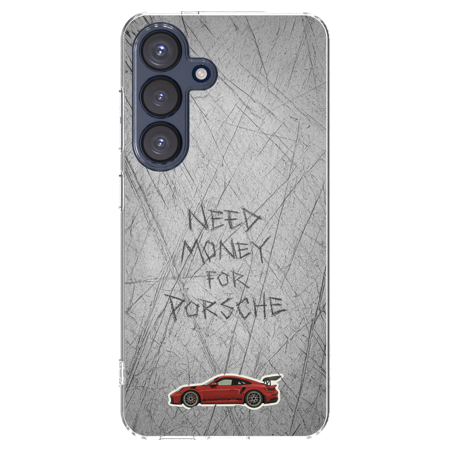 Picasee silikonový průhledný obal pro Samsung Galaxy S25 5G - Garage Scratch
