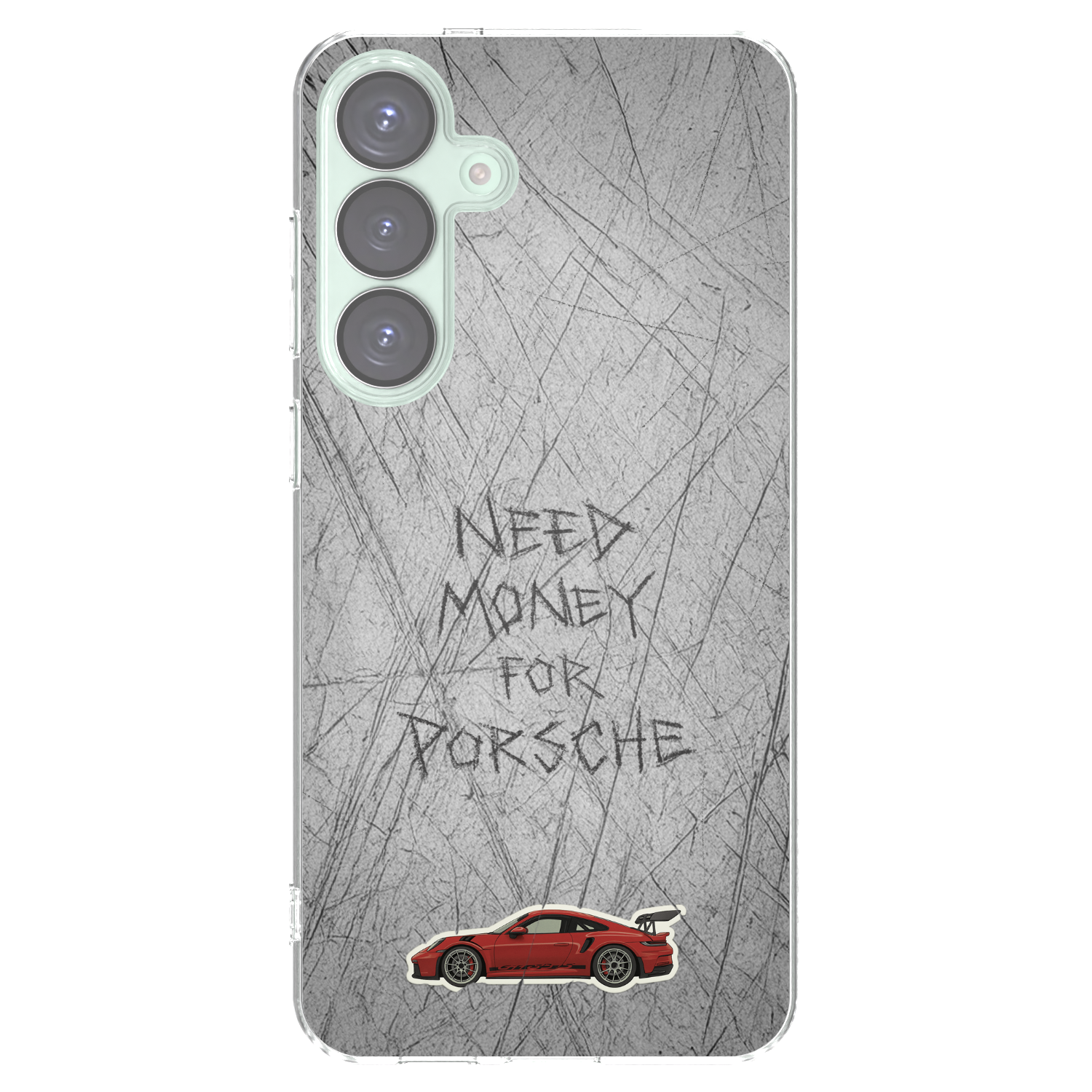 Picasee silikonový průhledný obal pro Samsung Galaxy S25+ 5G - Garage Scratch