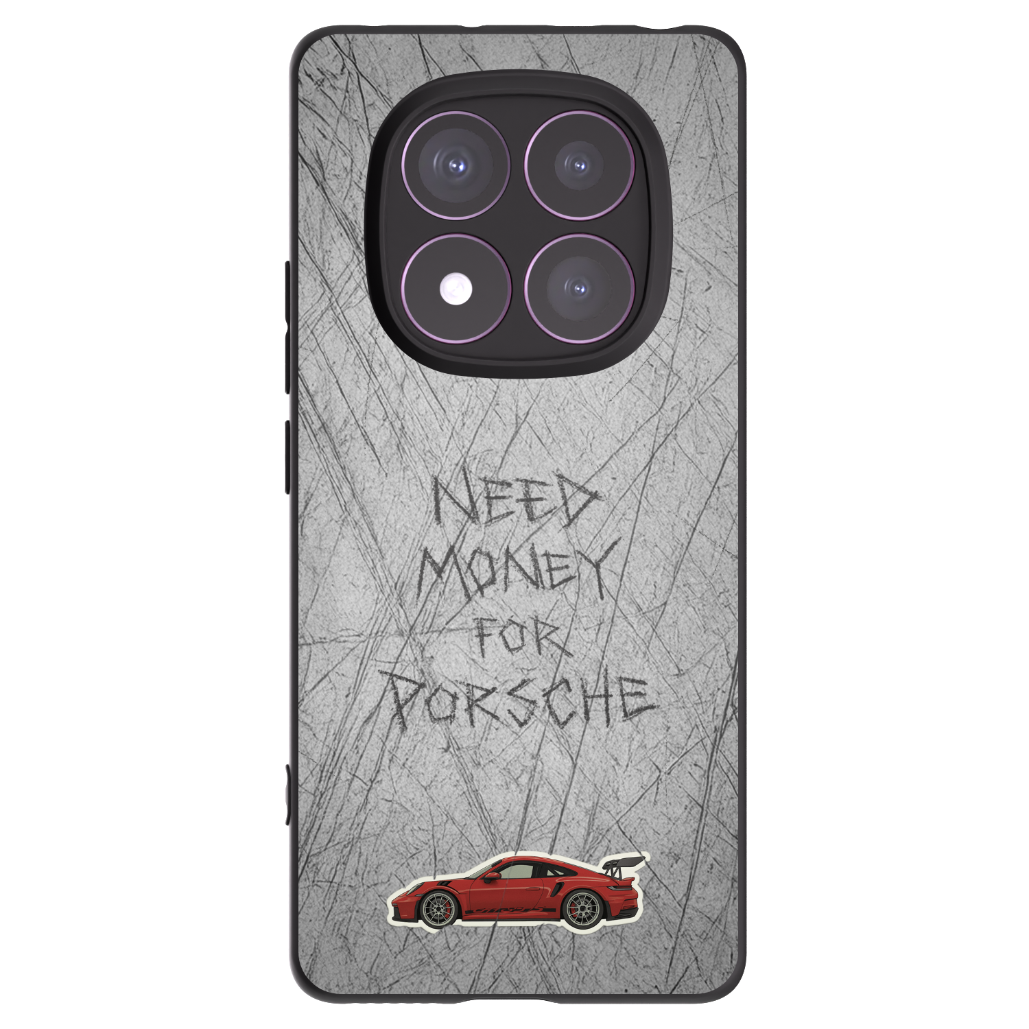 Picasee silikonový černý obal pro Xiaomi Redmi Note 14 Pro 4G - Garage Scratch