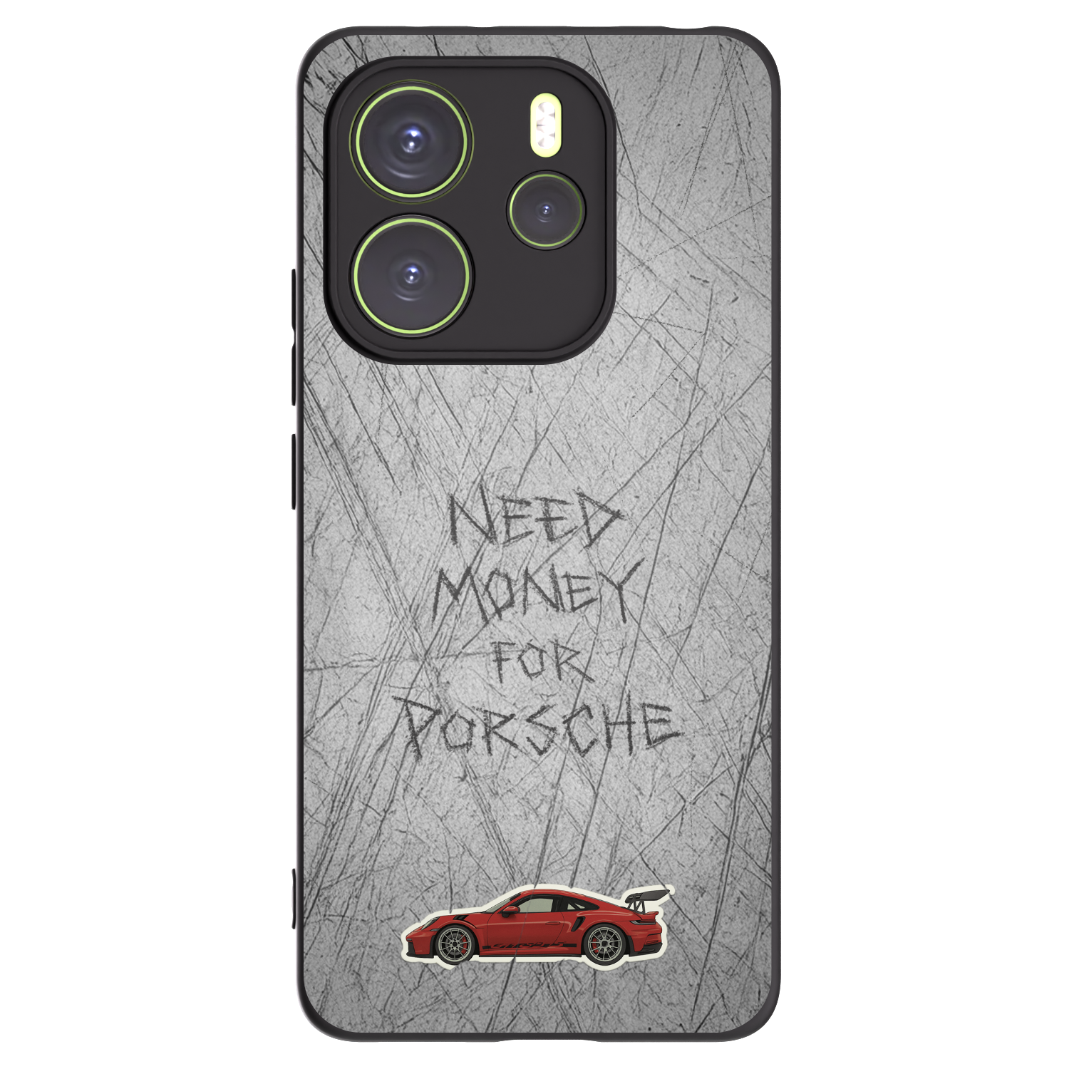 Picasee silikonový černý obal pro Xiaomi Redmi Note 14 4G - Garage Scratch