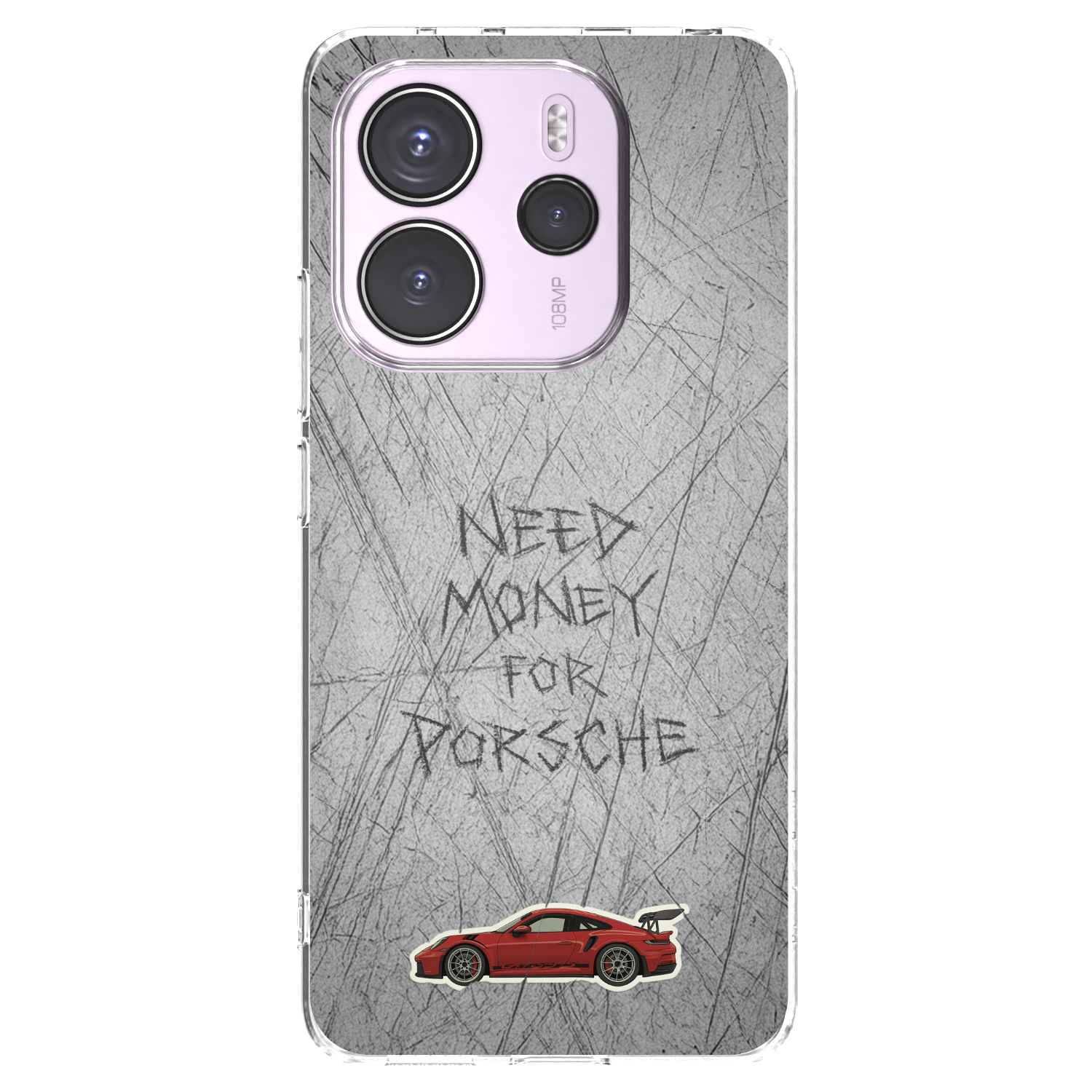 Picasee silikonový průhledný obal pro Xiaomi Redmi Note 14 4G - Garage Scratch