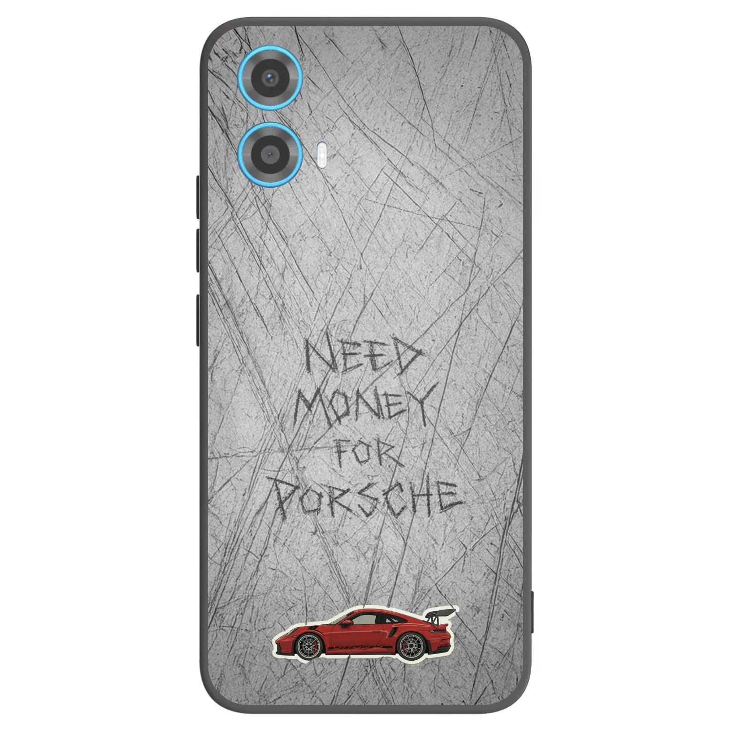 Picasee silikonový černý obal pro Motorola Moto G34 5G - Garage Scratch