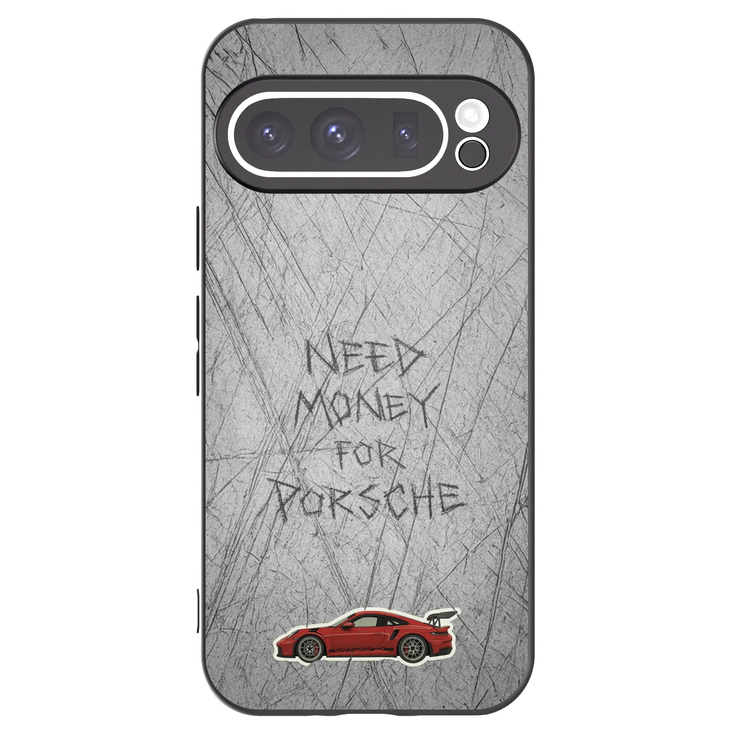 Picasee silikonový černý obal pro Google Pixel 9 Pro - Garage Scratch