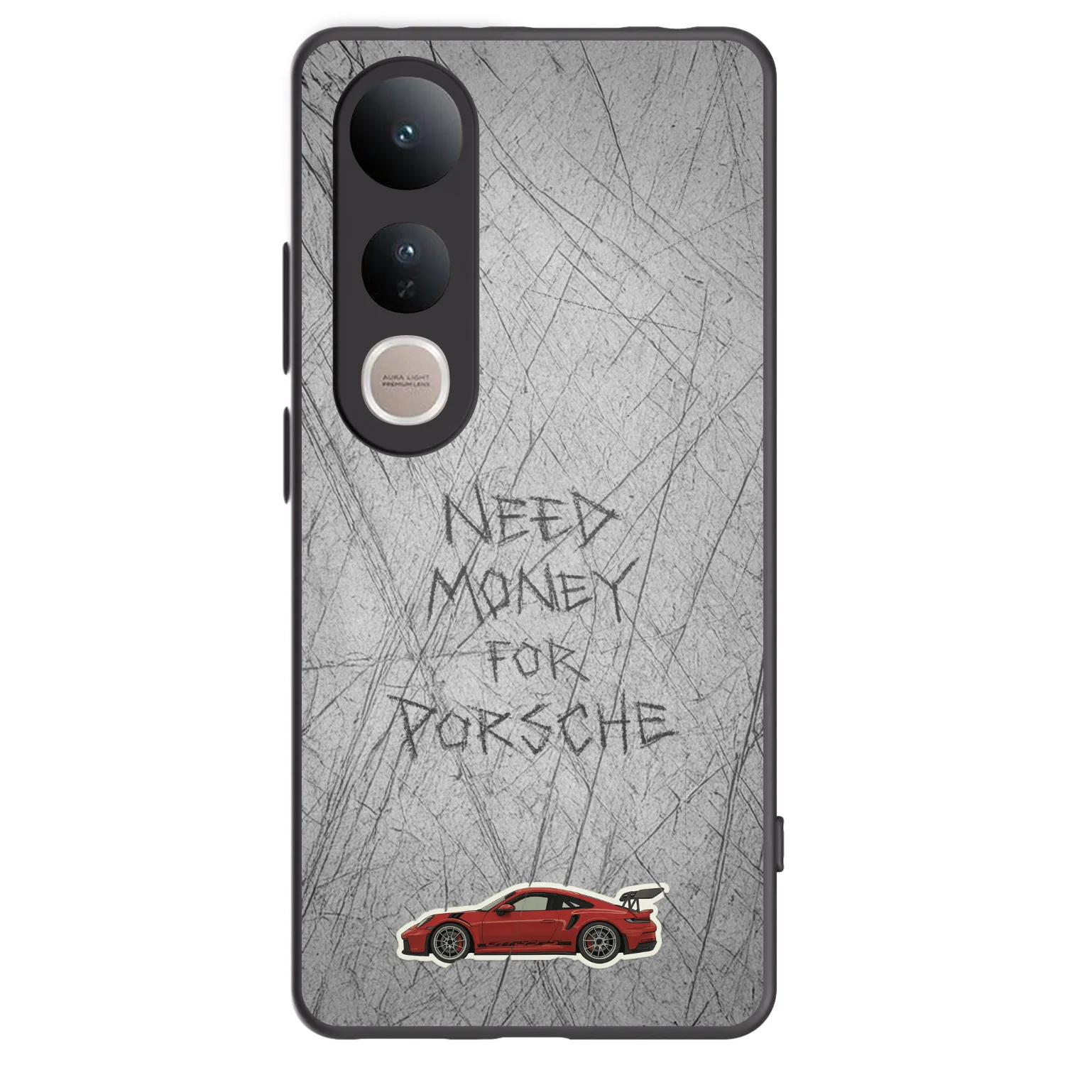 Picasee silikonový černý obal pro Vivo V50 Lite 5G - Garage Scratch
