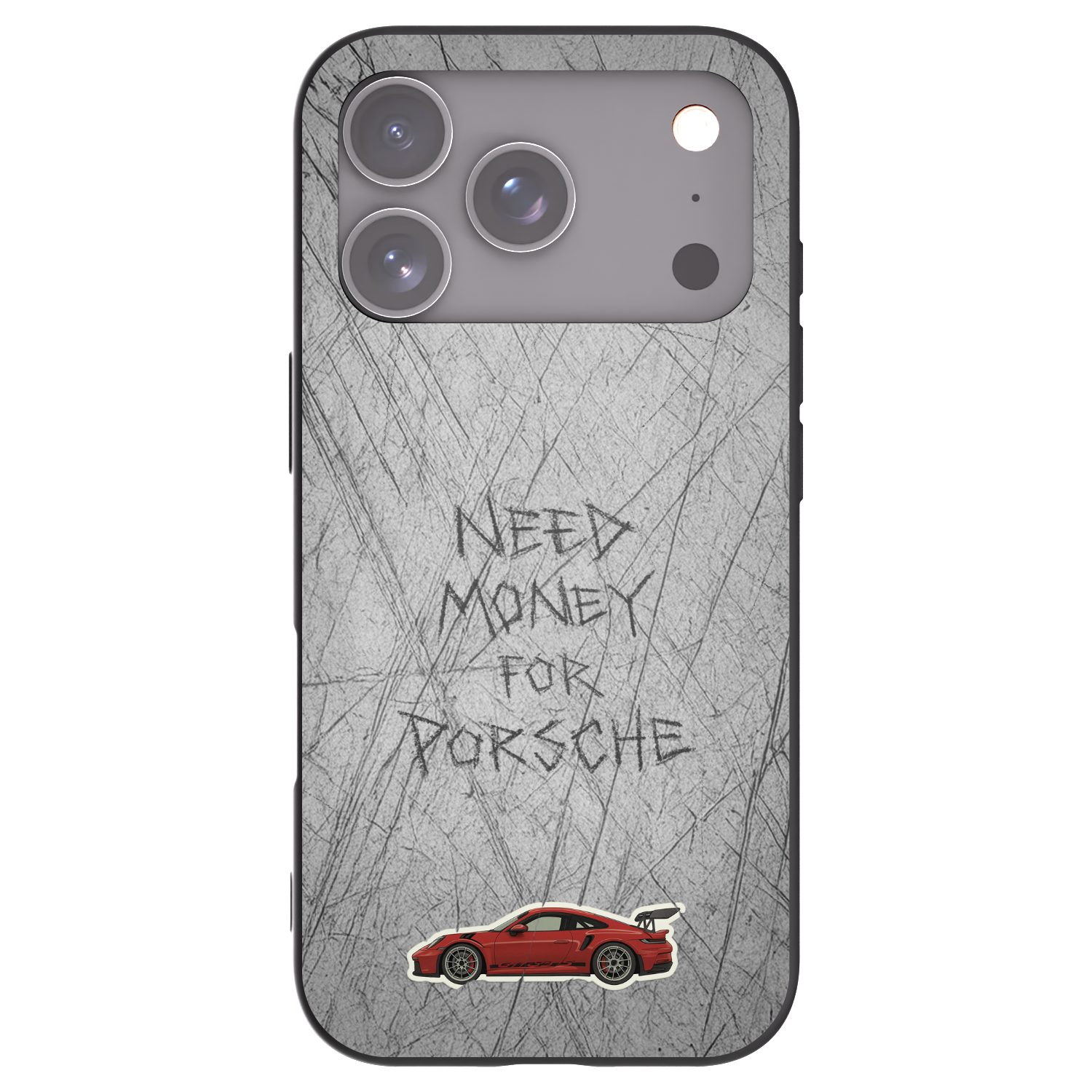 Picasee silikonový černý obal pro Apple iPhone 17 Pro - Garage Scratch