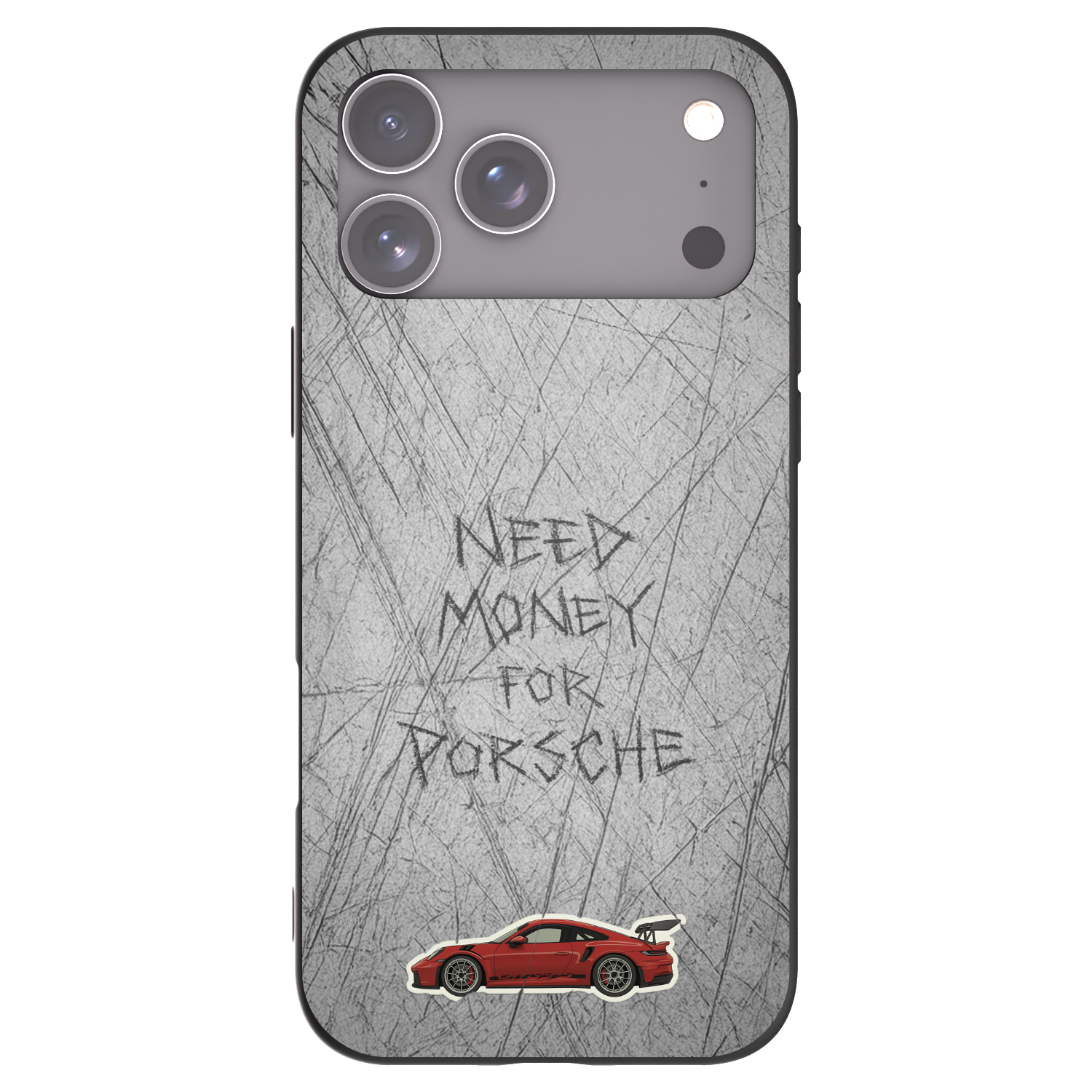 Picasee silikonový černý obal pro Apple iPhone 17 Pro Max - Garage Scratch