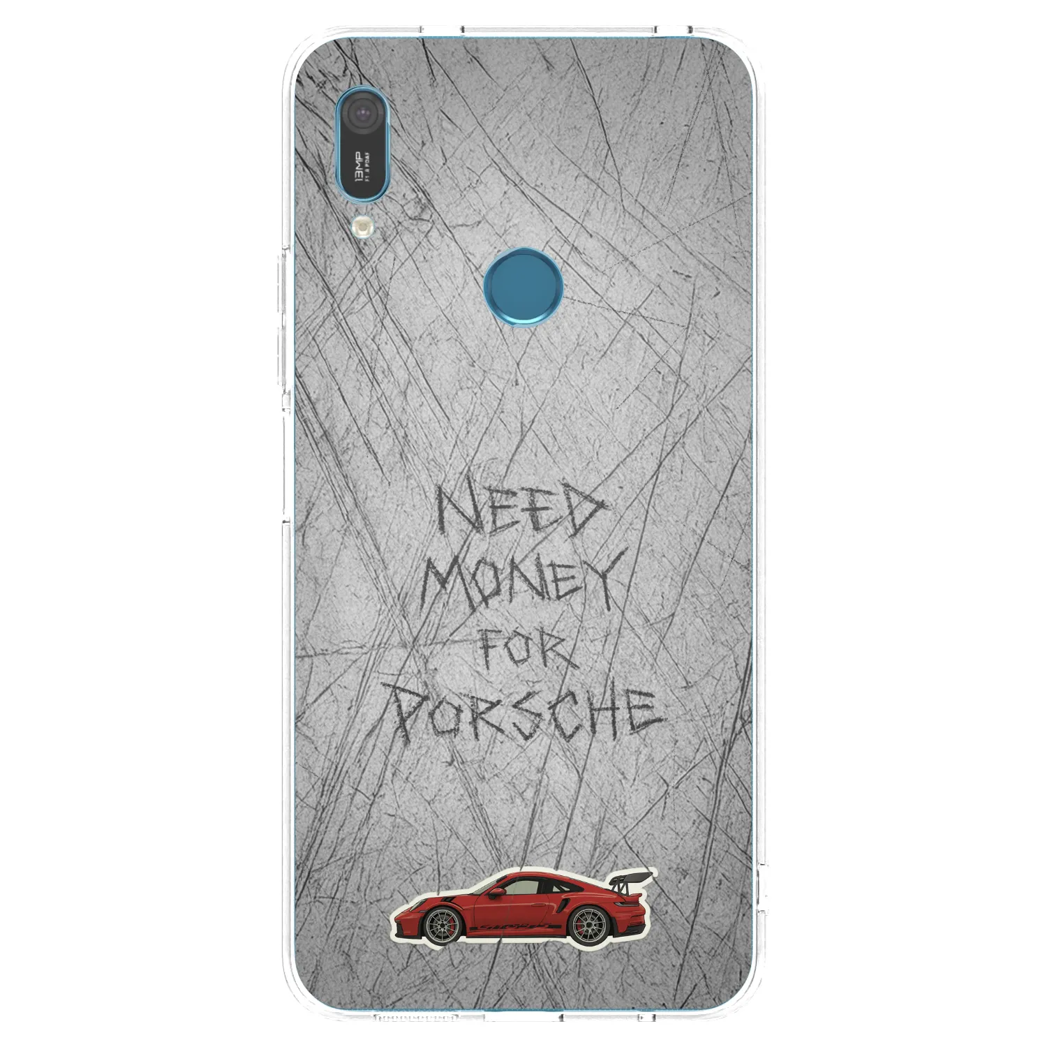 Picasee silikonový průhledný obal pro Huawei Y6 2019 - Garage Scratch