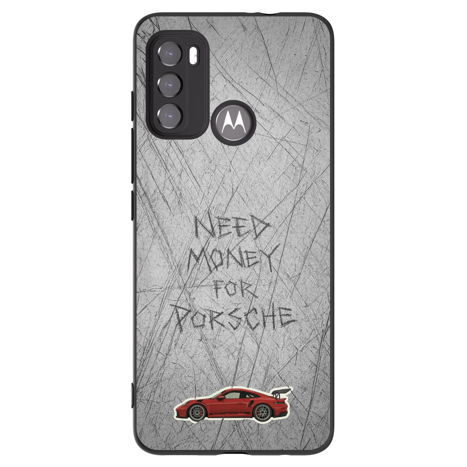 Picasee silikonový černý obal pro Motorola Edge 60 5G - Garage Scratch