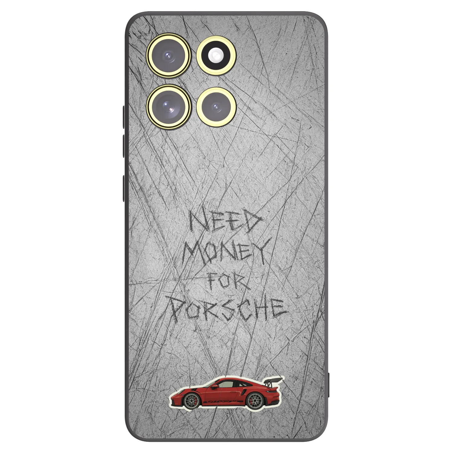 Picasee silikonový černý obal pro Motorola Moto G86 5G - Garage Scratch