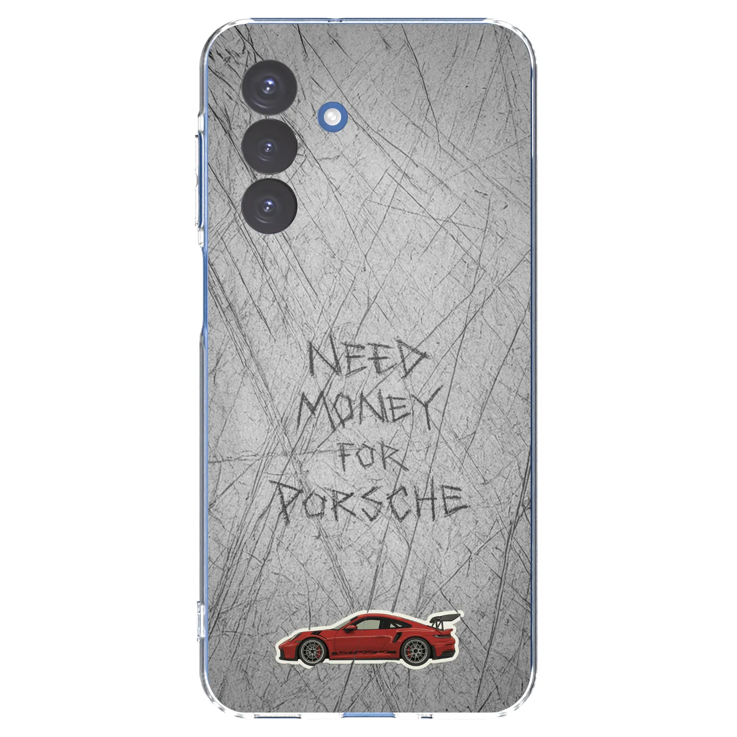 Picasee silikonový průhledný obal pro Samsung Galaxy A17 5G - Garage Scratch