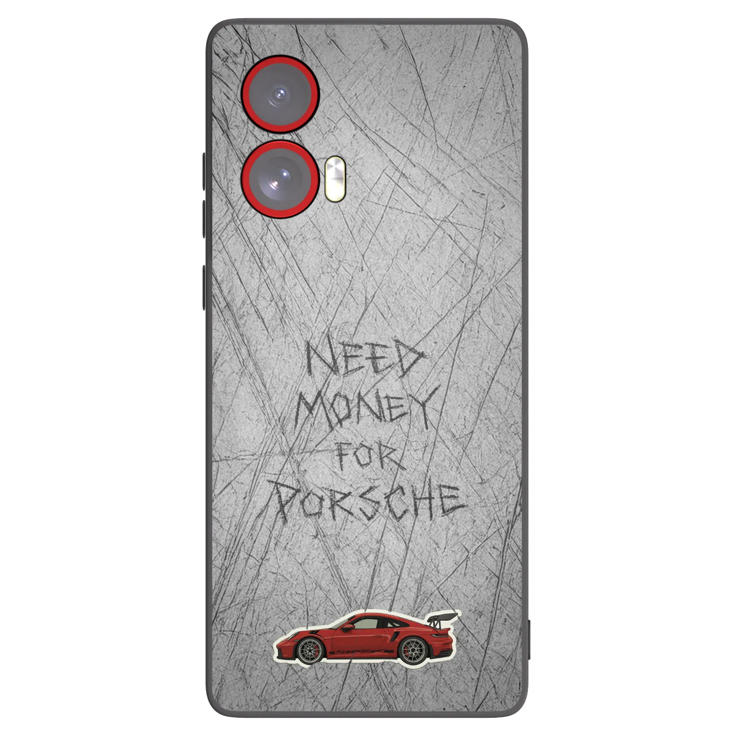 Picasee silikonový černý obal pro Motorola Edge 50 Fusion - Garage Scratch