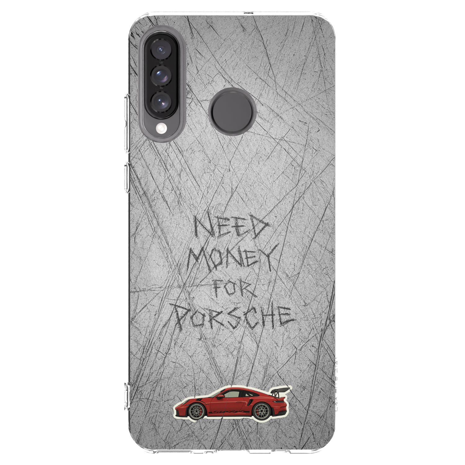 Picasee silikonový průhledný obal pro Huawei P30 Lite - Garage Scratch