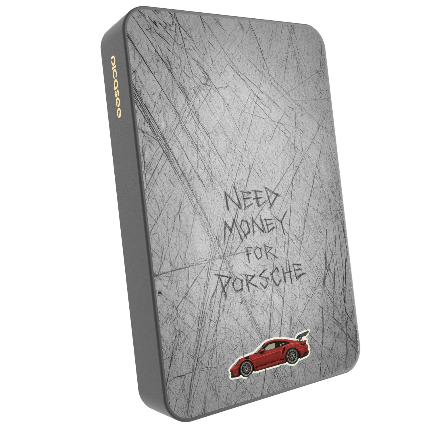 Picasee Powerbanka s MagSafe 10 000 mAh Šedá - Garage Scratch