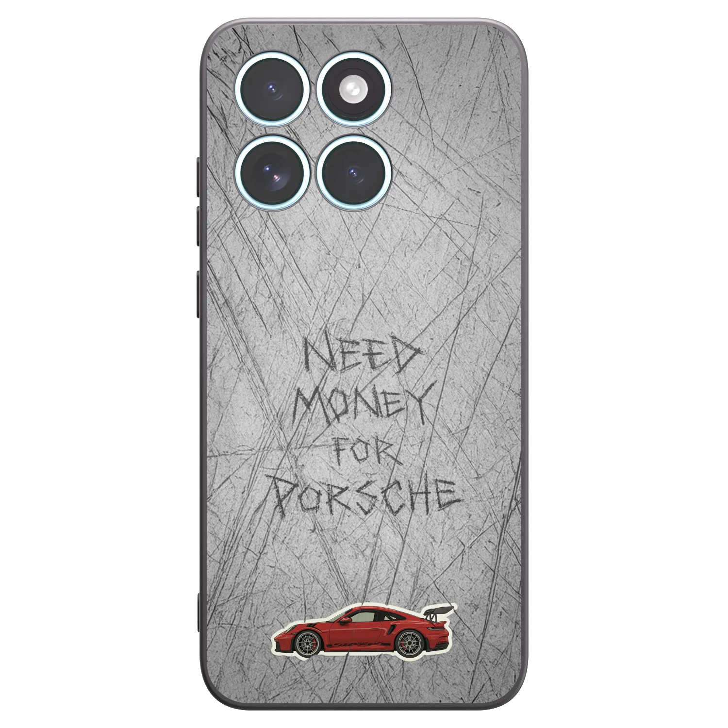 Picasee silikonový černý obal pro Motorola Edge 70 Fusion - Garage Scratch
