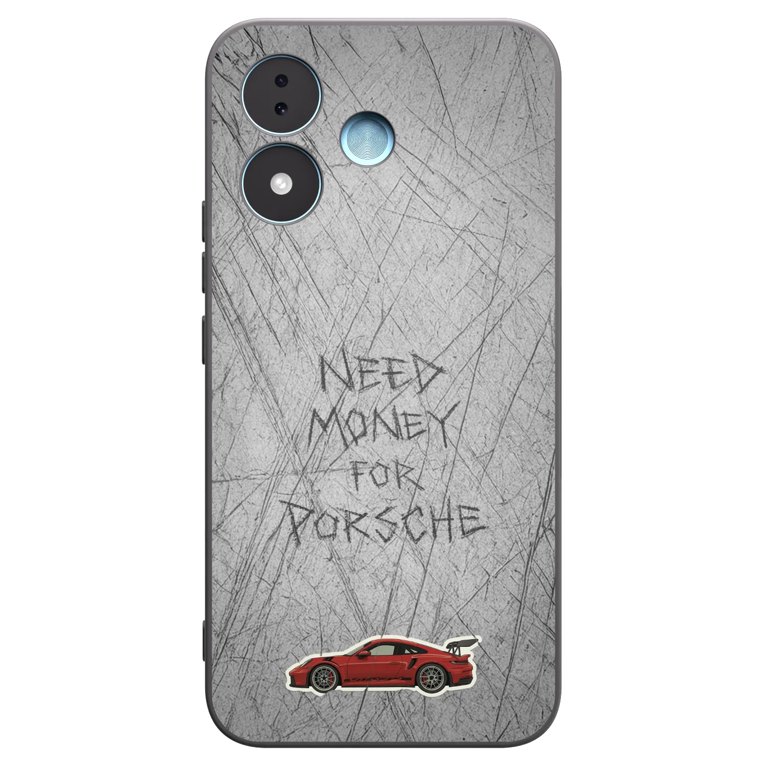 Picasee silikonový černý obal pro Xiaomi Redmi Note 17 5G - Garage Scratch