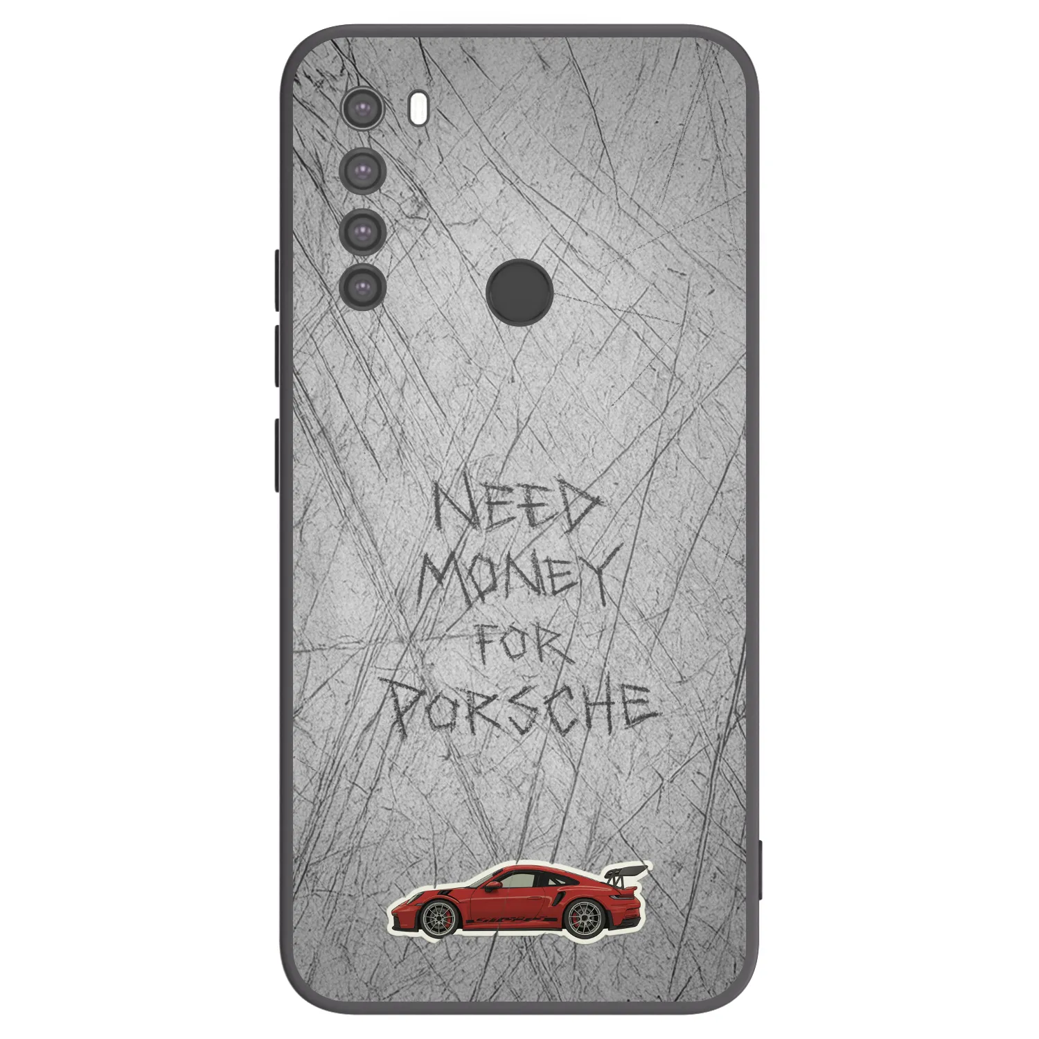 Picasee silikonový černý obal pro Xiaomi Redmi Note 8 - Garage Scratch
