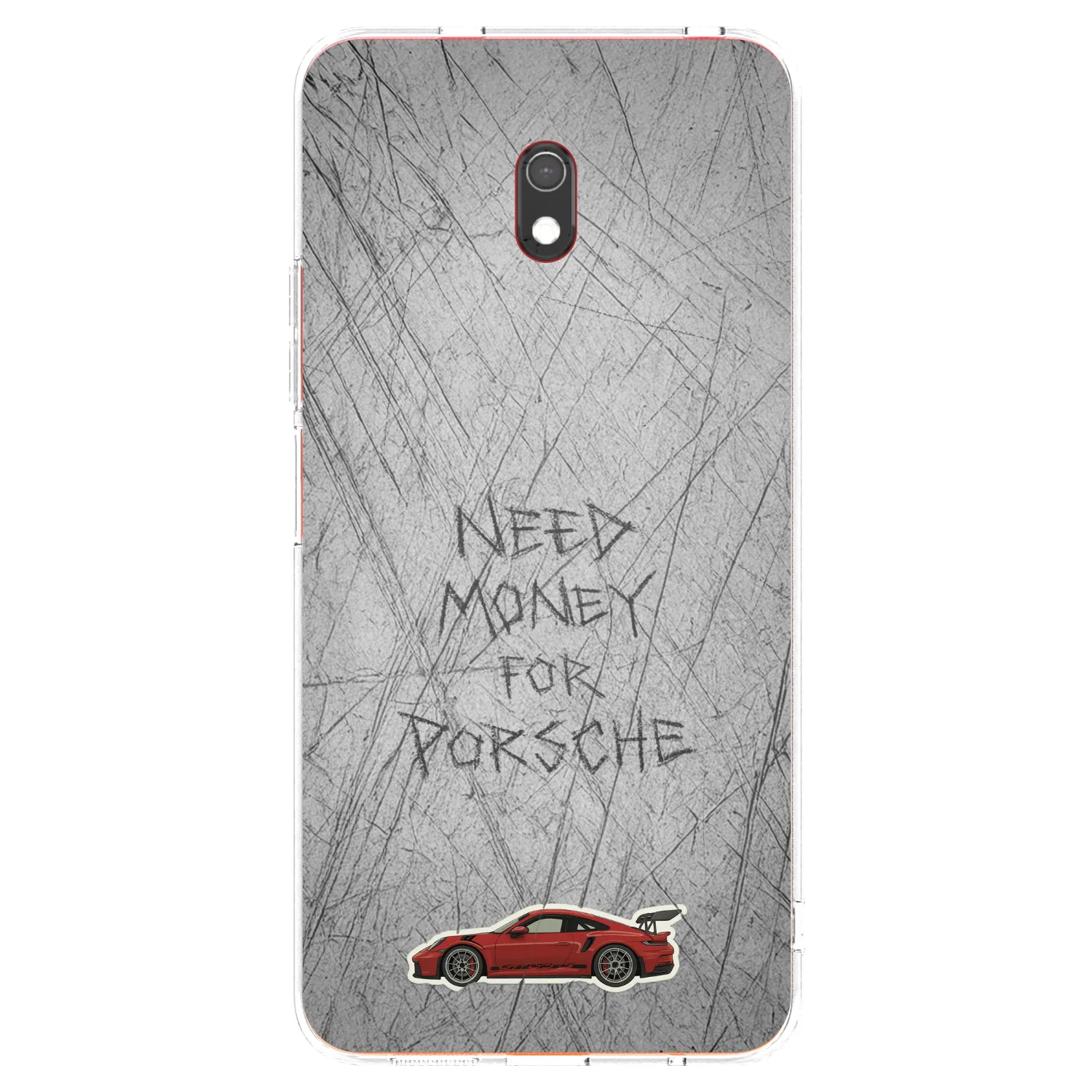 Picasee silikonový průhledný obal pro Xiaomi Redmi 8A - Garage Scratch