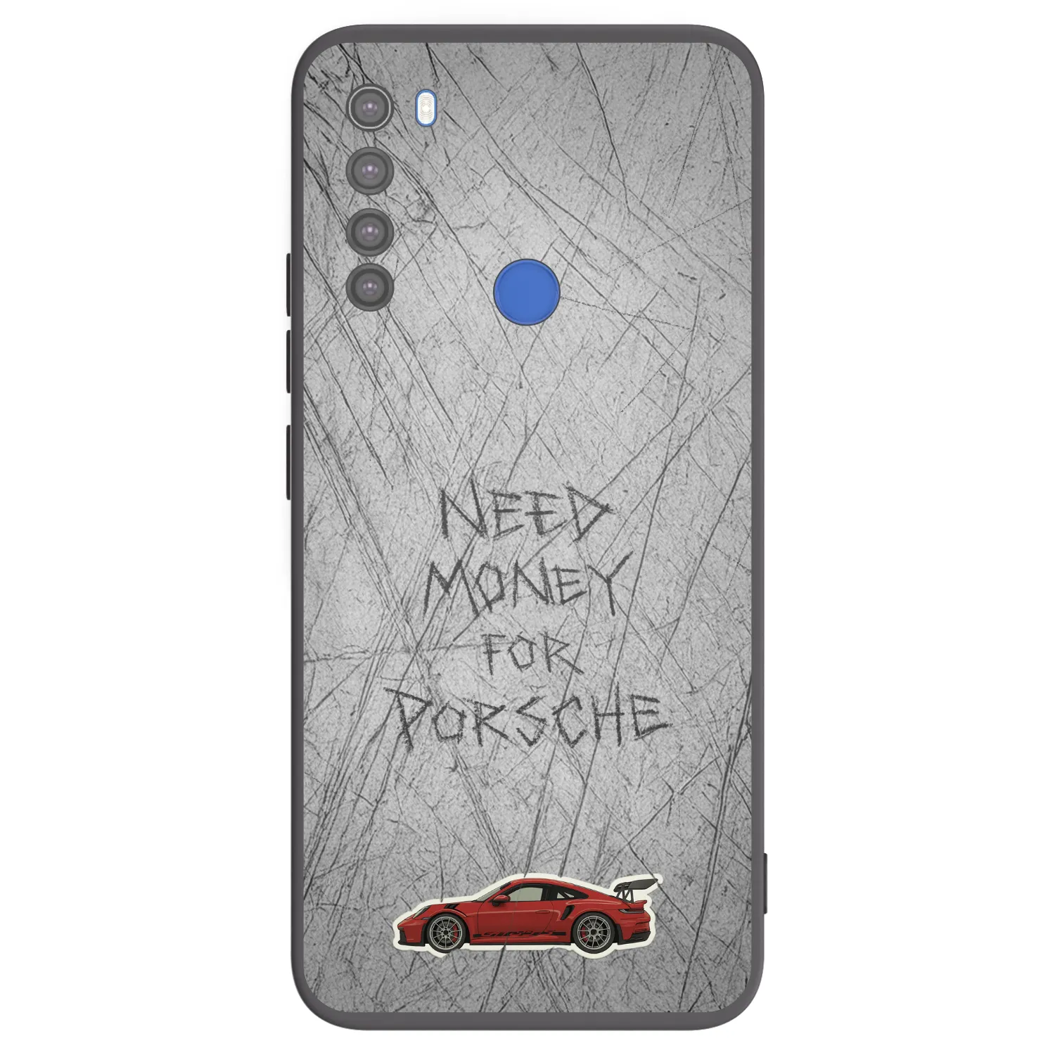 Picasee silikonový černý obal pro Xiaomi Redmi Note 8T - Garage Scratch