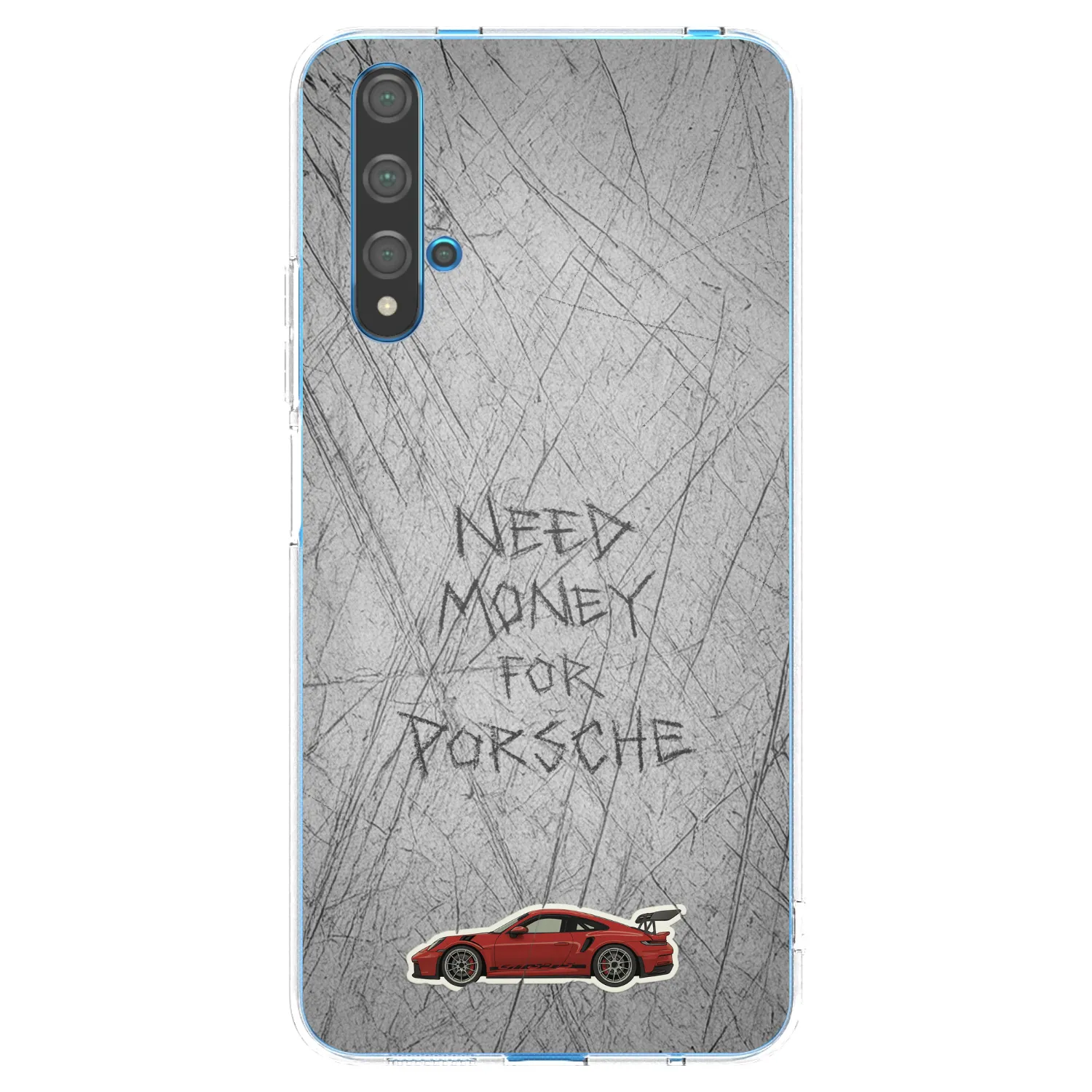 Picasee silikonový průhledný obal pro Huawei Nova 5T - Garage Scratch