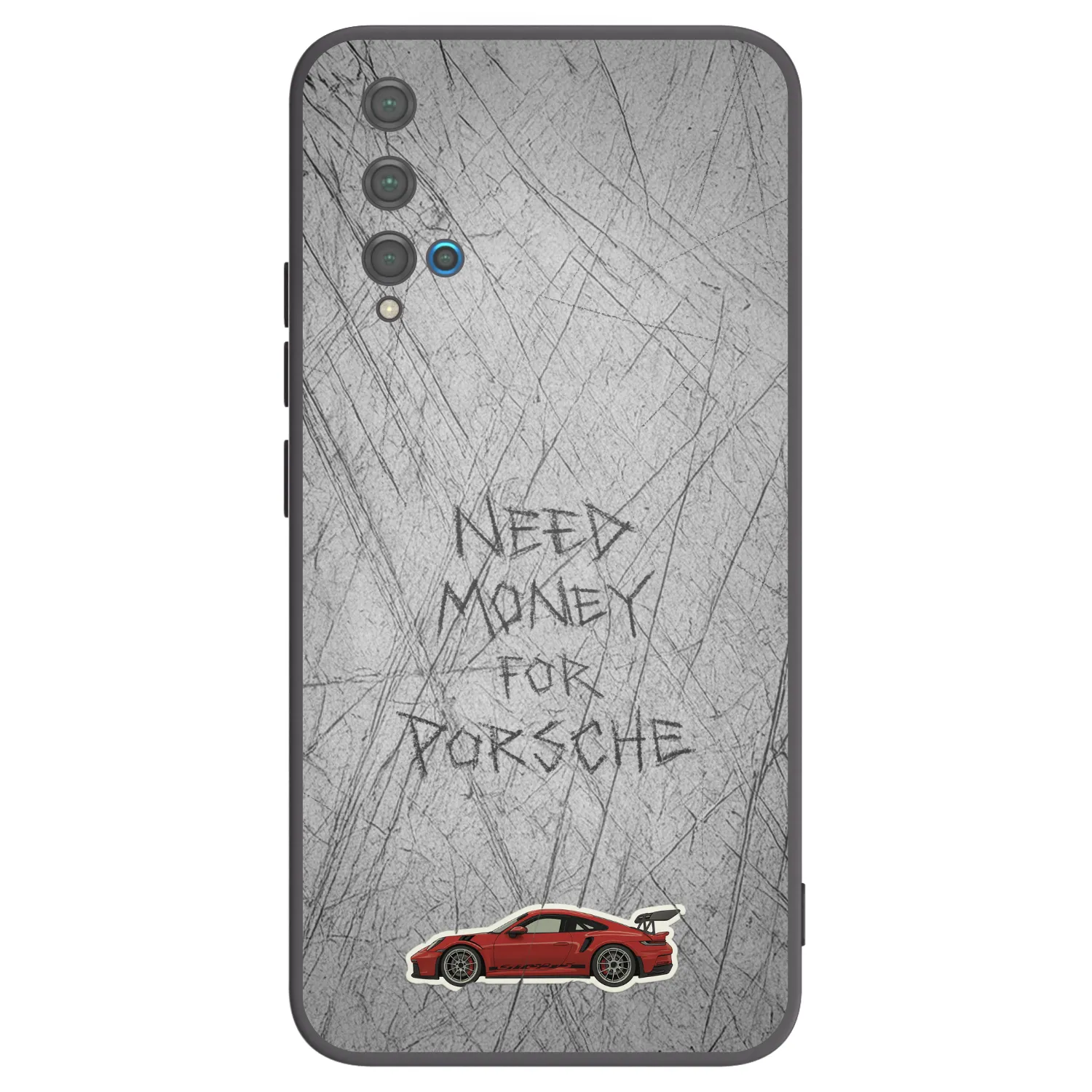 Picasee silikonový černý obal pro Huawei Nova 5T - Garage Scratch
