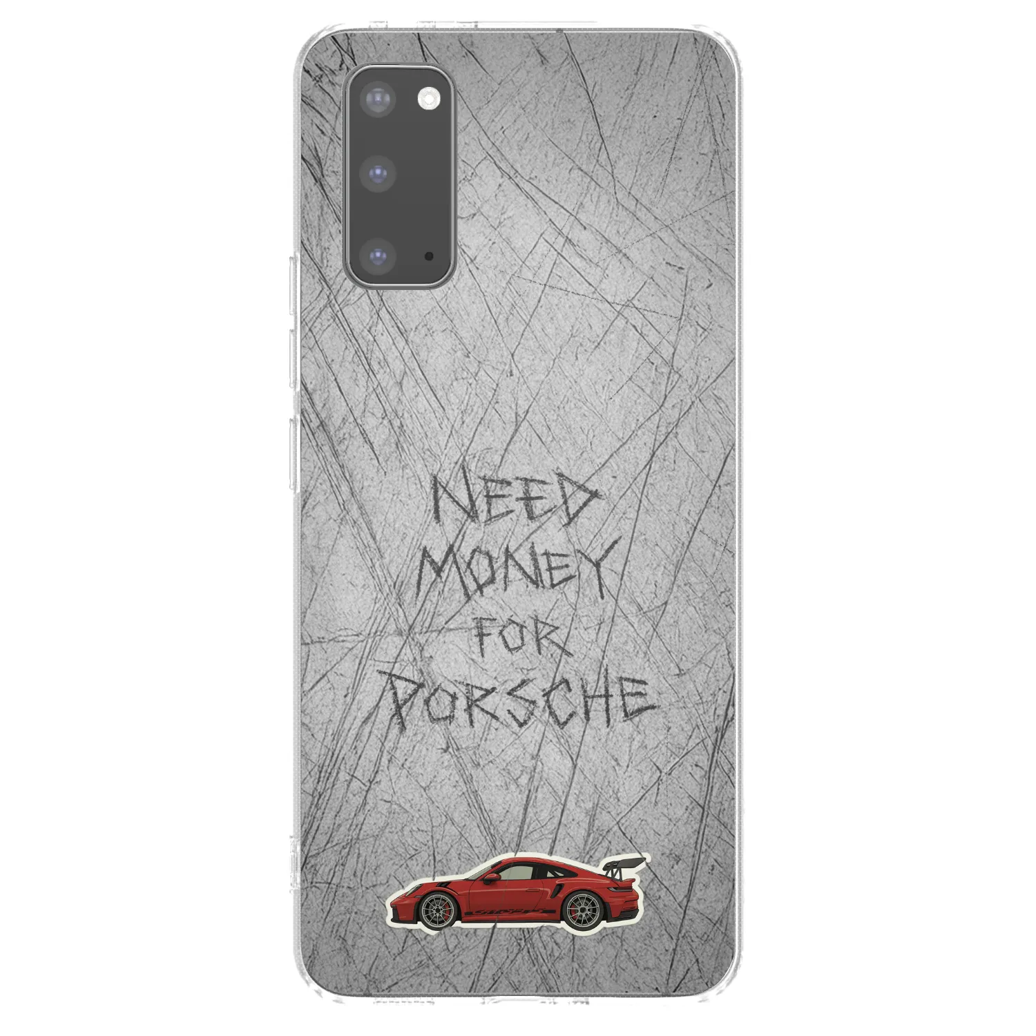 Picasee silikonový průhledný obal pro Samsung Galaxy S20 G980F - Garage Scratch