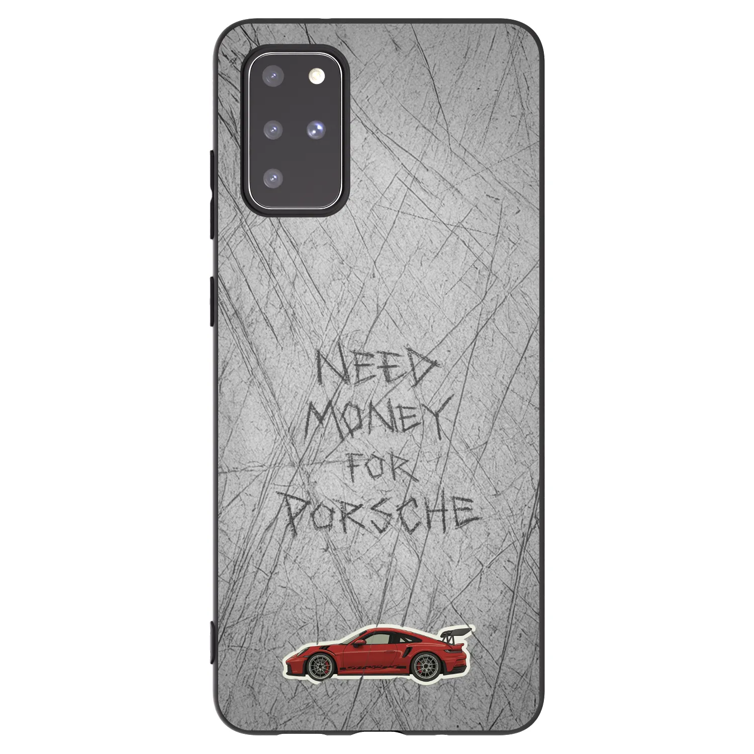 Picasee silikonový černý obal pro Samsung Galaxy S20+ G985F - Garage Scratch