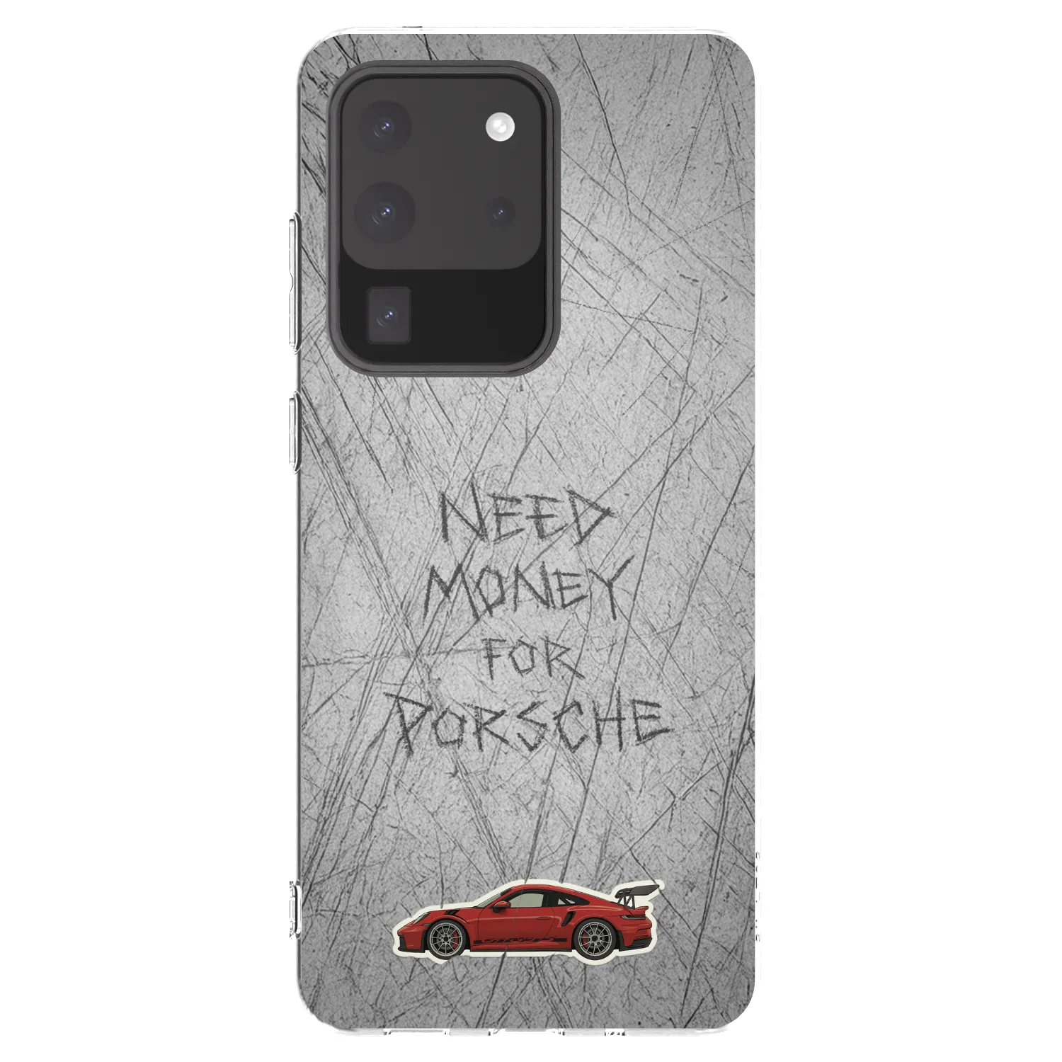 Picasee silikonový průhledný obal pro Samsung Galaxy S20 Ultra 5G G988F - Garage Scratch