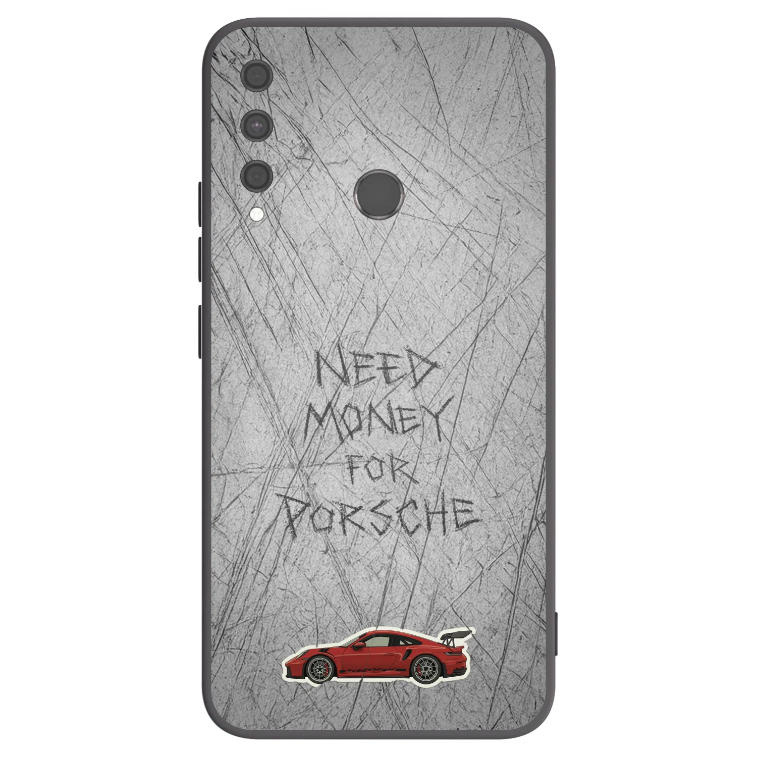 Picasee silikonový černý obal pro Huawei P40 Lite E - Garage Scratch