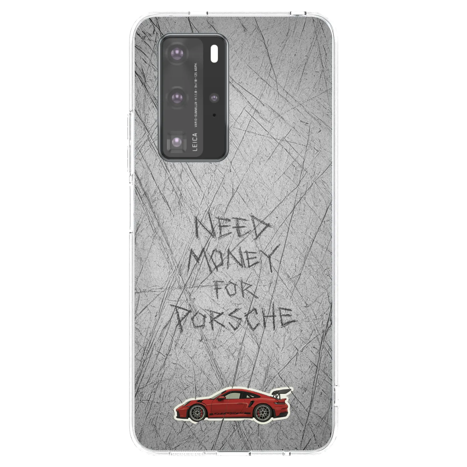 Picasee silikonový průhledný obal pro Huawei P40 Pro - Garage Scratch