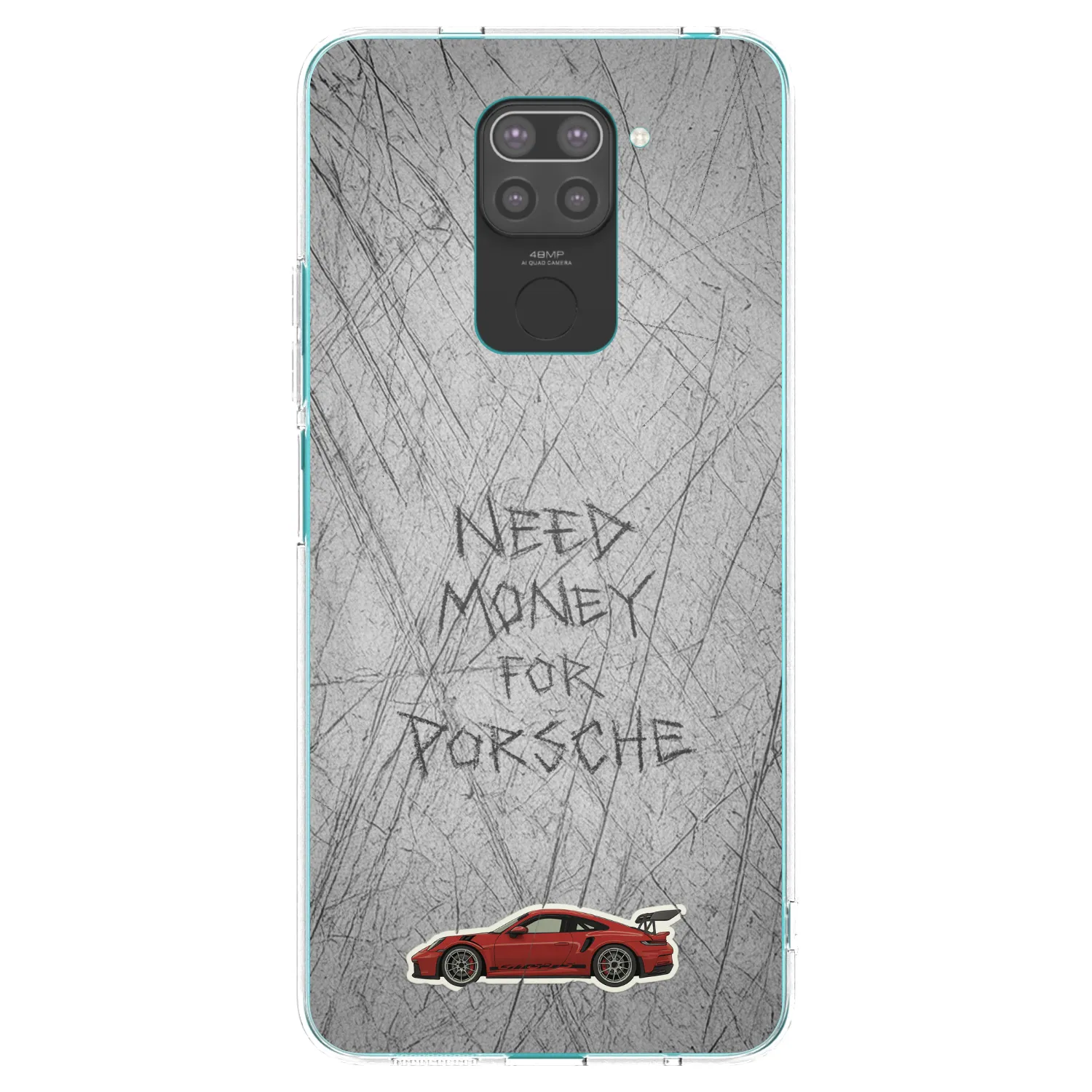 Picasee silikonový černý obal pro Xiaomi Redmi Note 9 - Garage Scratch