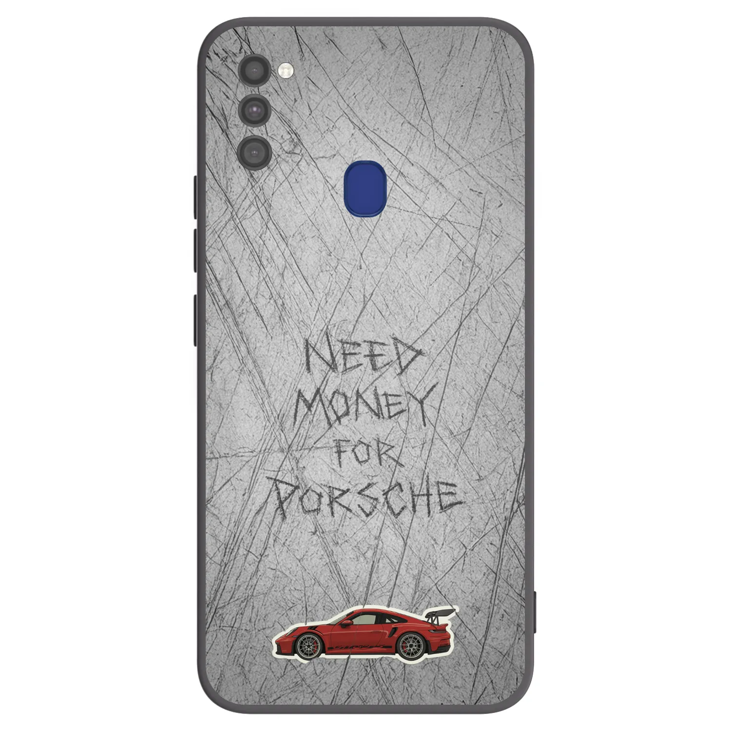 Picasee silikonový černý obal pro Samsung Galaxy M21 M215F - Garage Scratch