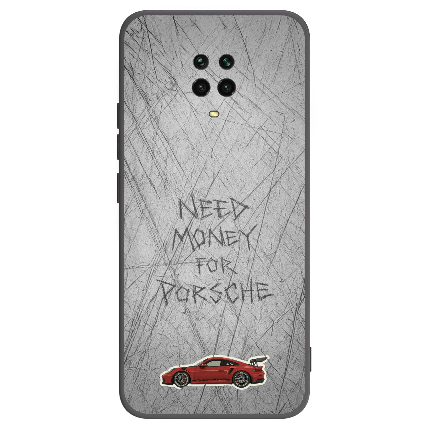 Picasee silikonový černý obal pro Xiaomi Redmi Note 9S - Garage Scratch