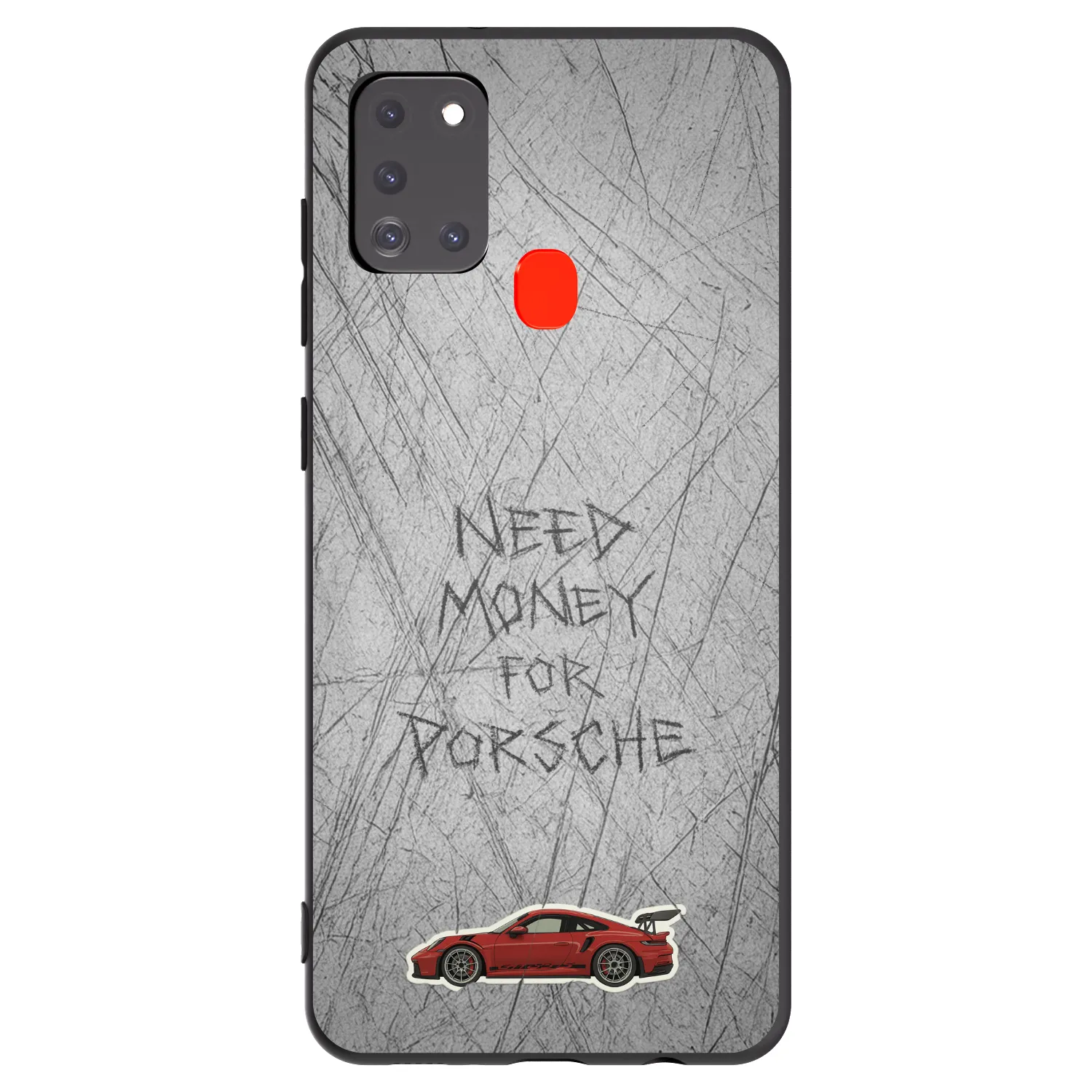 Picasee silikonový černý obal pro Samsung Galaxy A21s - Garage Scratch