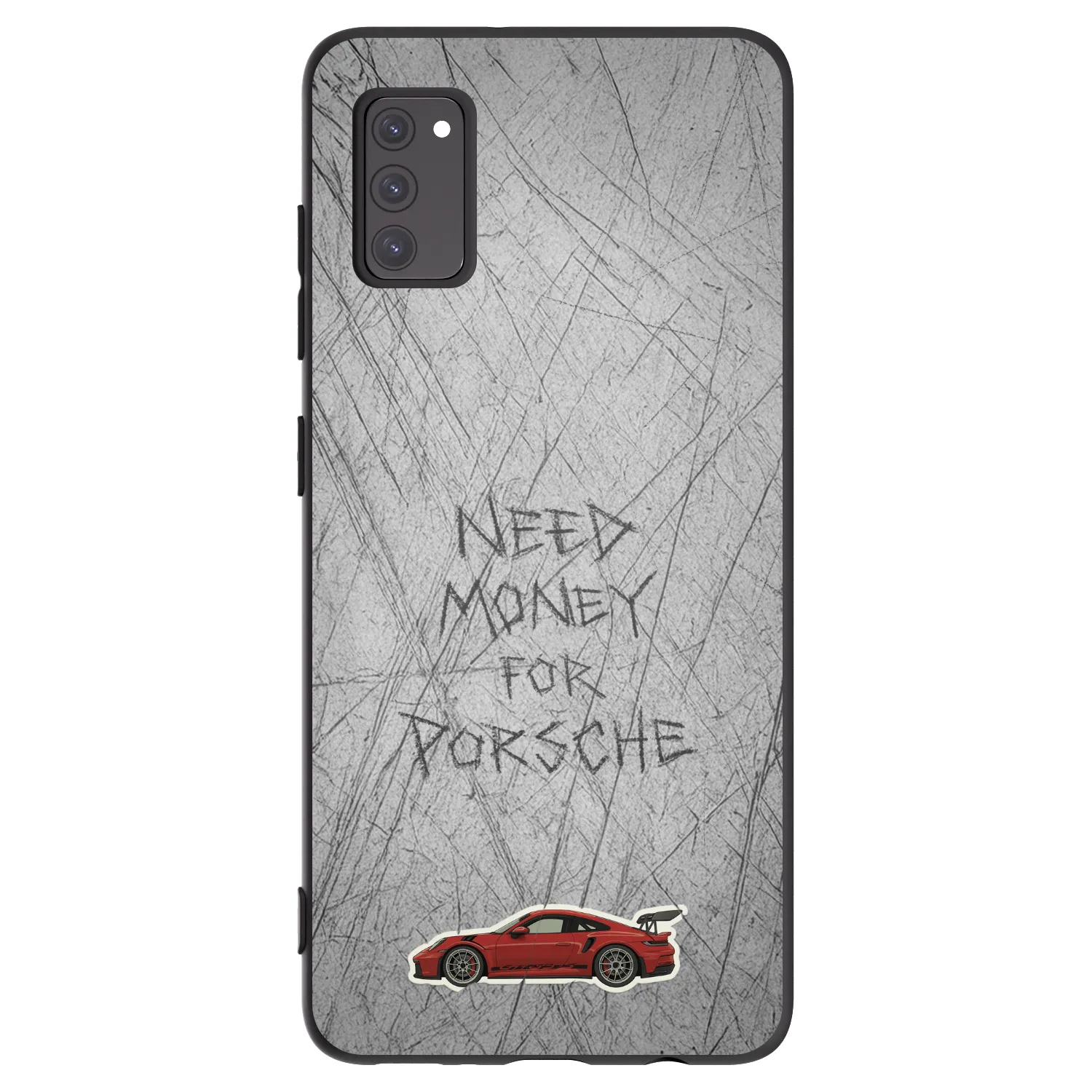 Picasee silikonový černý obal pro Samsung Galaxy A41 A415F - Garage Scratch