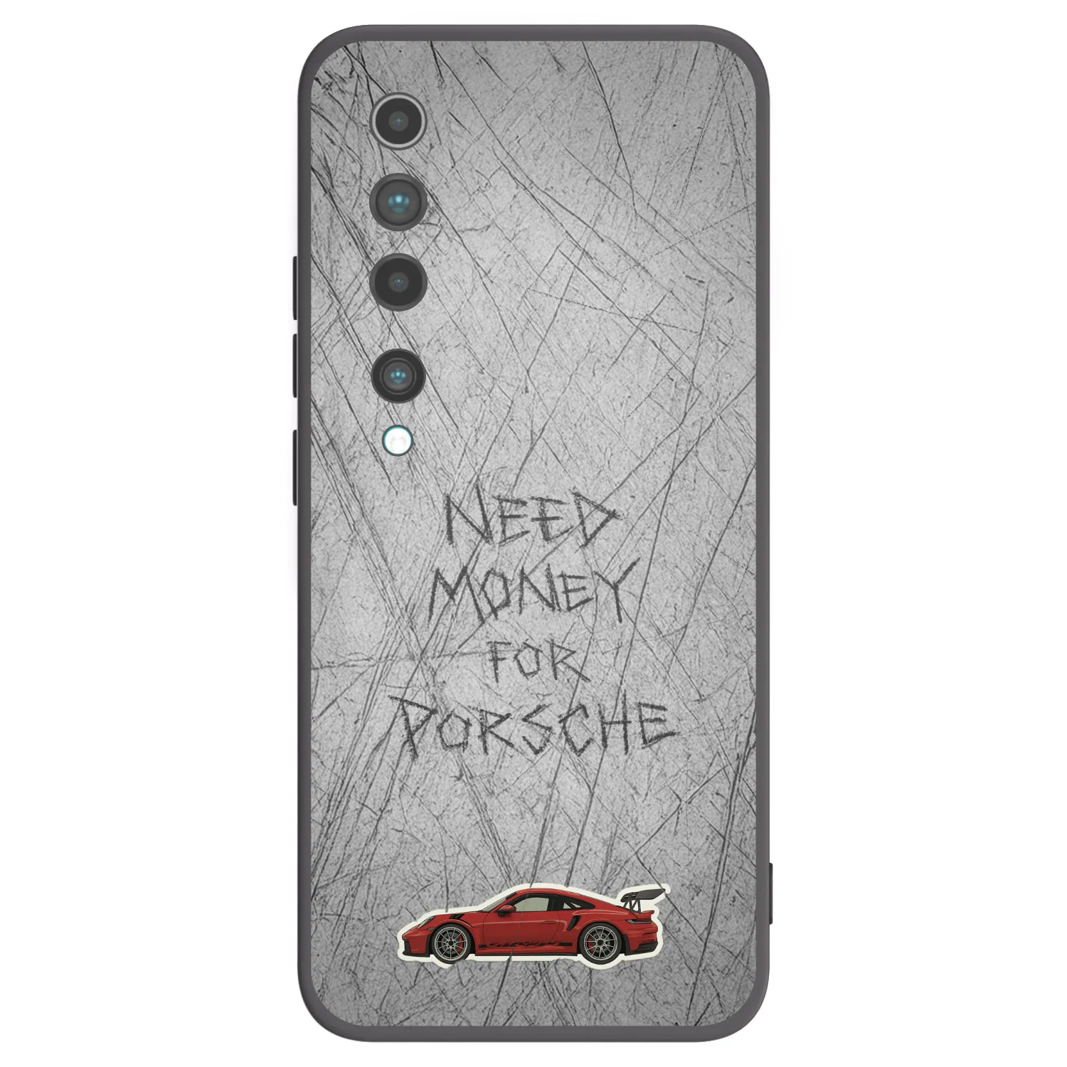 Picasee silikonový černý obal pro Xiaomi Mi 10 - Garage Scratch