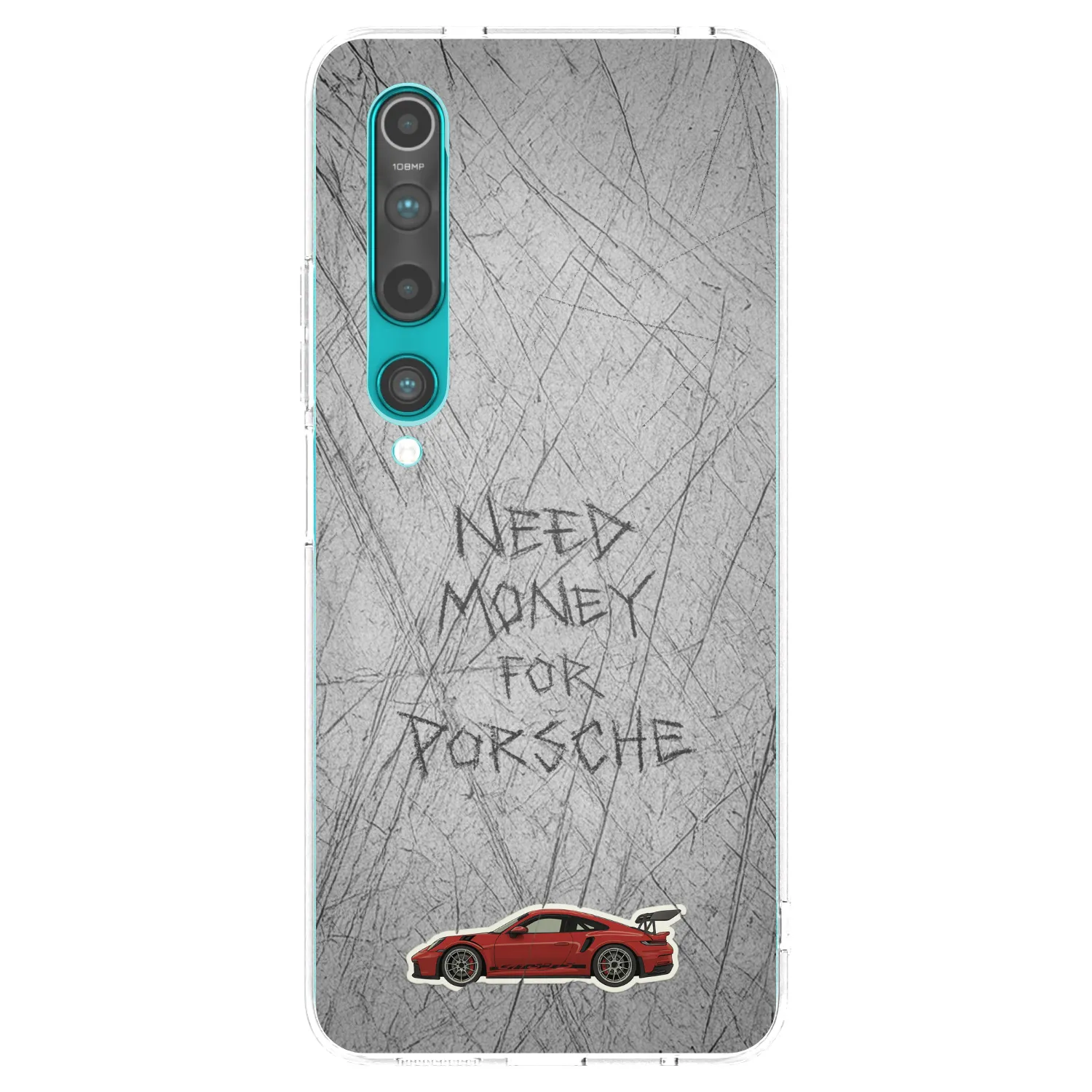 Picasee silikonový průhledný obal pro Xiaomi Mi 10 - Garage Scratch